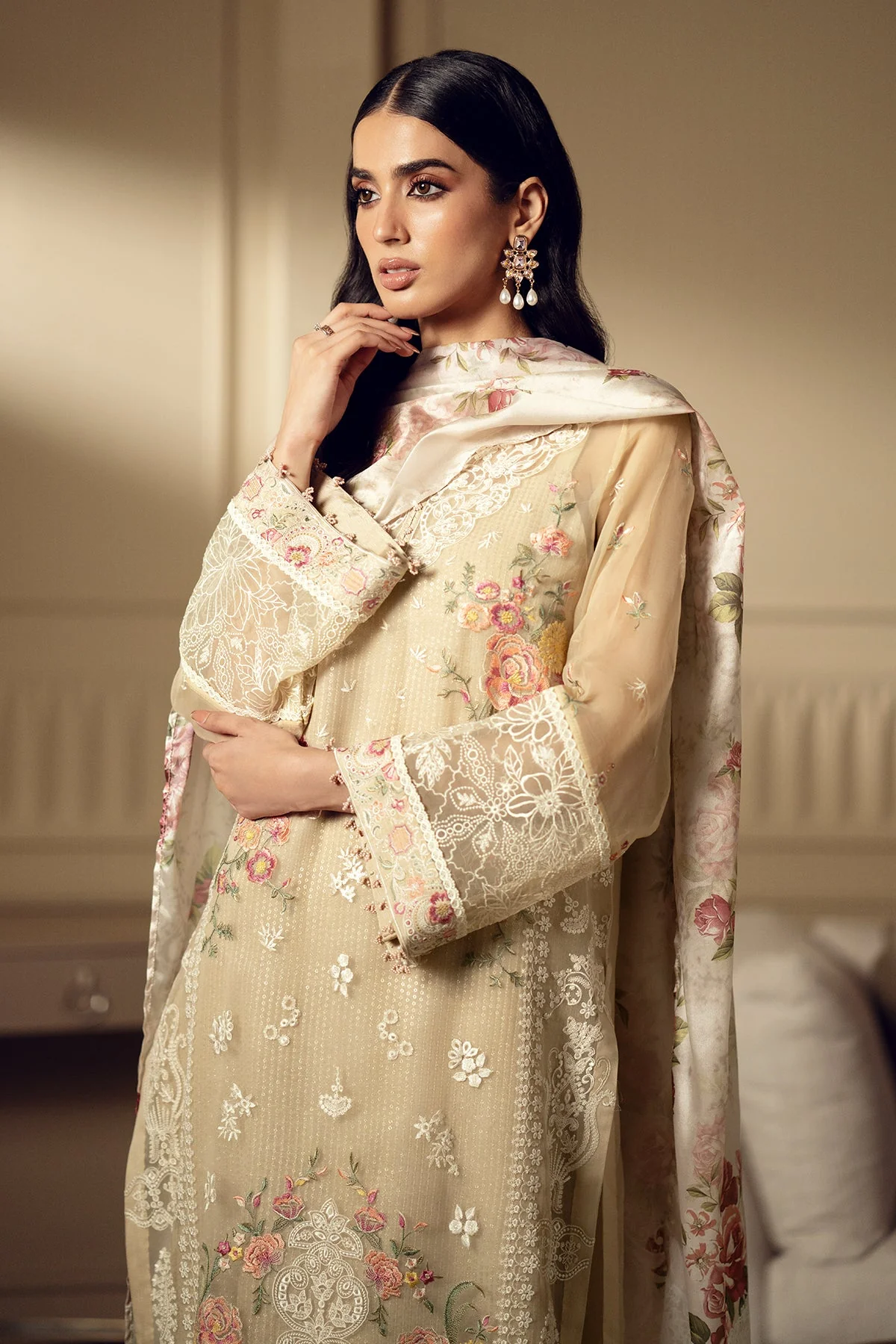 EMBROIDERED CHIFFON SF-513 - Image 4