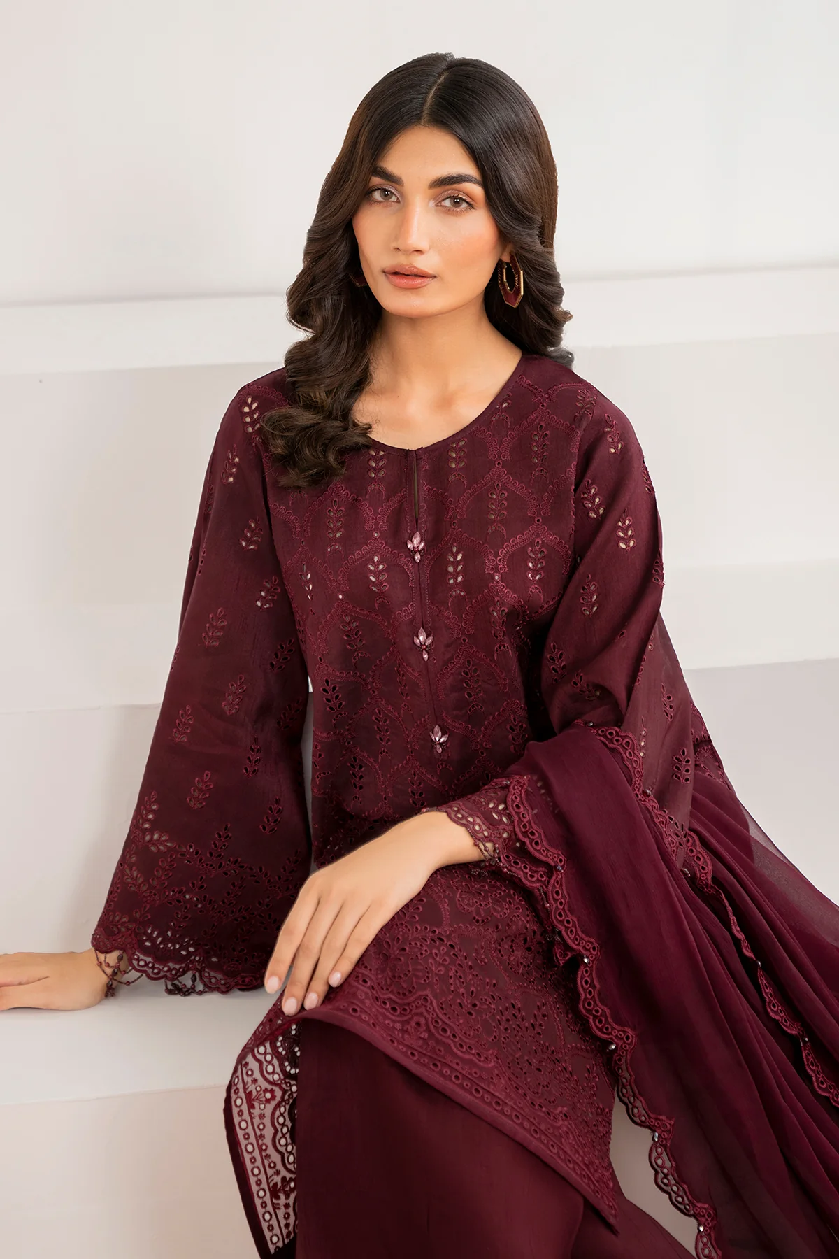 EMBROIDERED CHIFFON UF-690 - Image 6