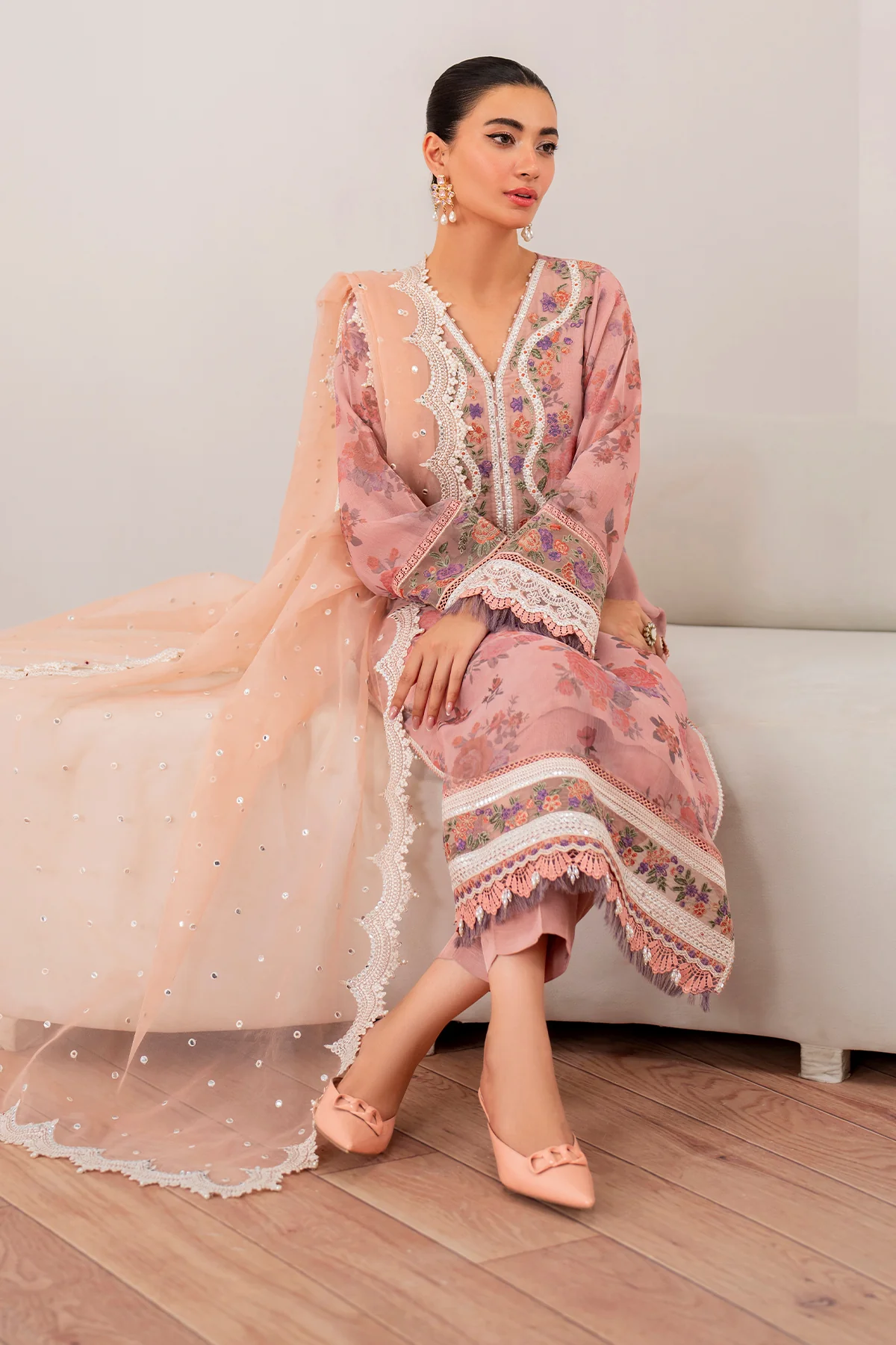 EMBROIDERED CHIFFON SF-705 - Image 3