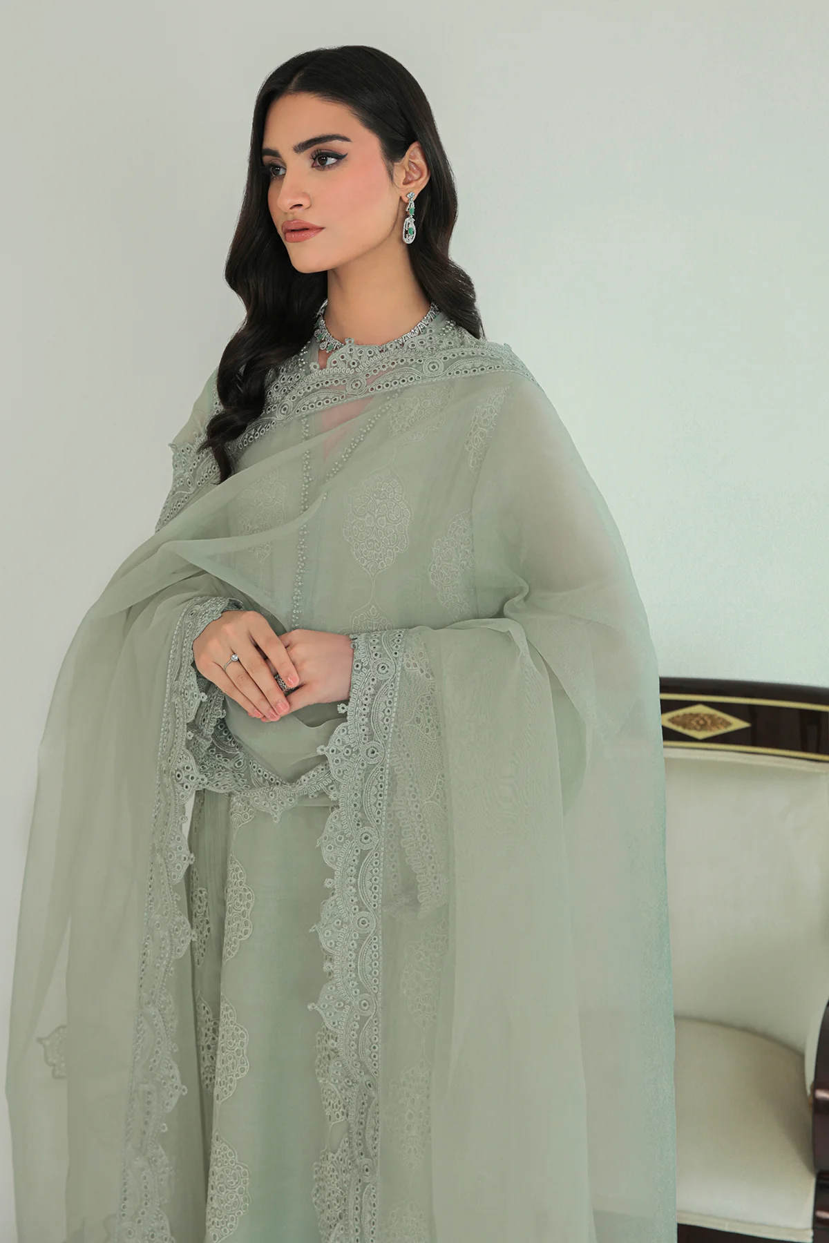 EMBROIDERED CHIFFON UF-234 - Image 3