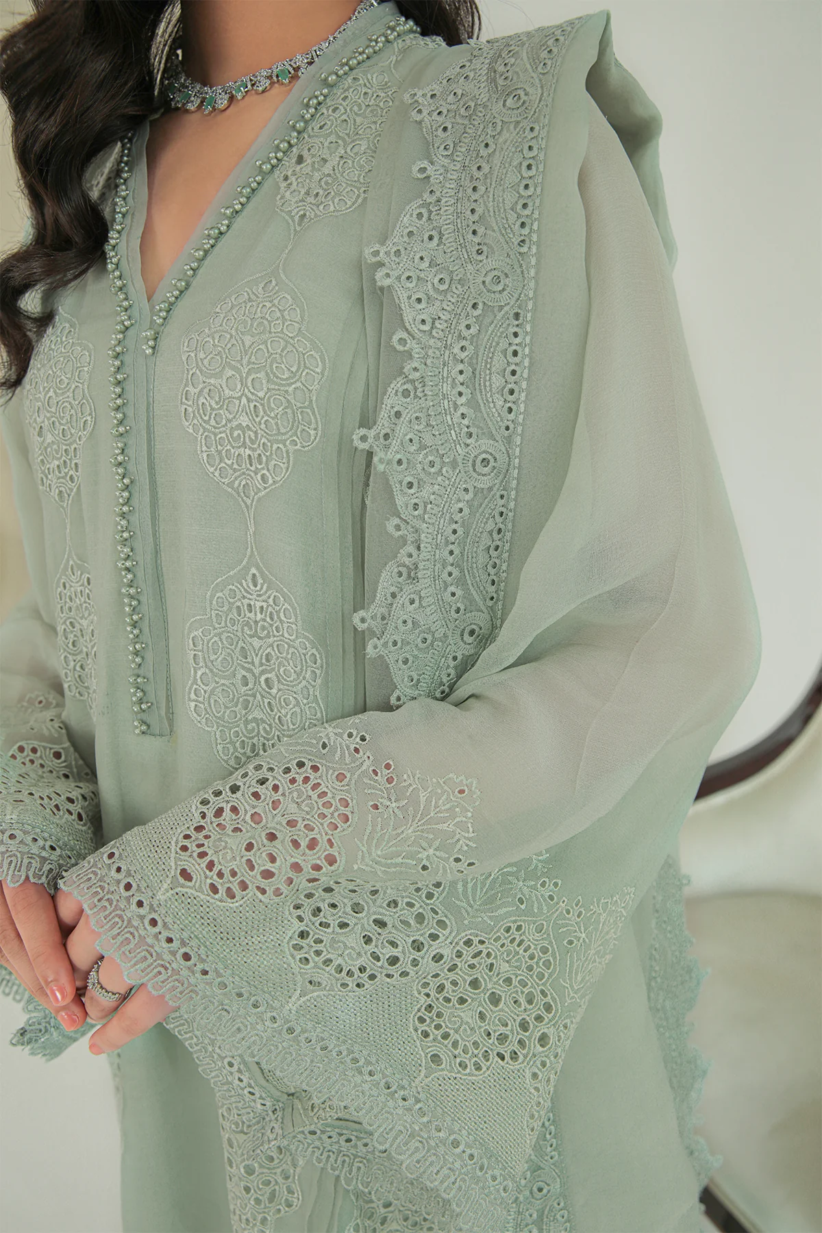 EMBROIDERED CHIFFON UF-234 - Image 6