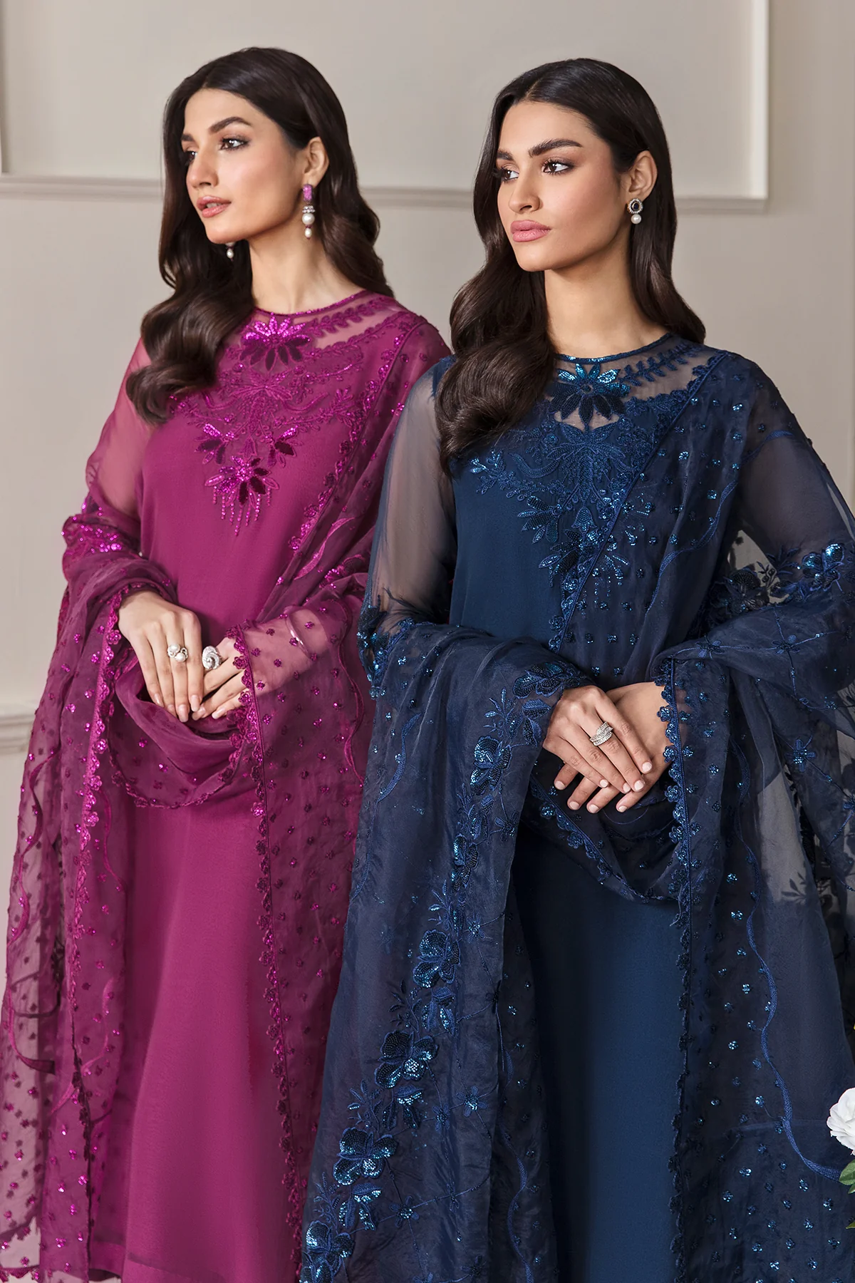 EMBROIDERED CHIFFON UF-292 - Image 5