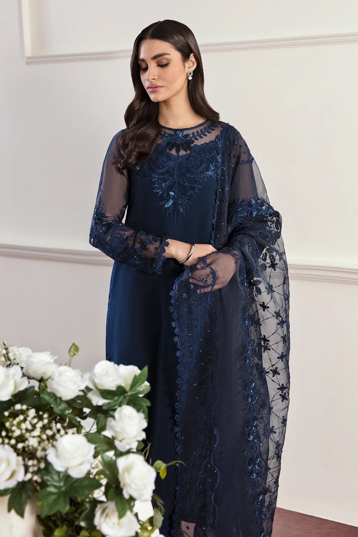 EMBROIDERED CHIFFON UF-292 - Image 6