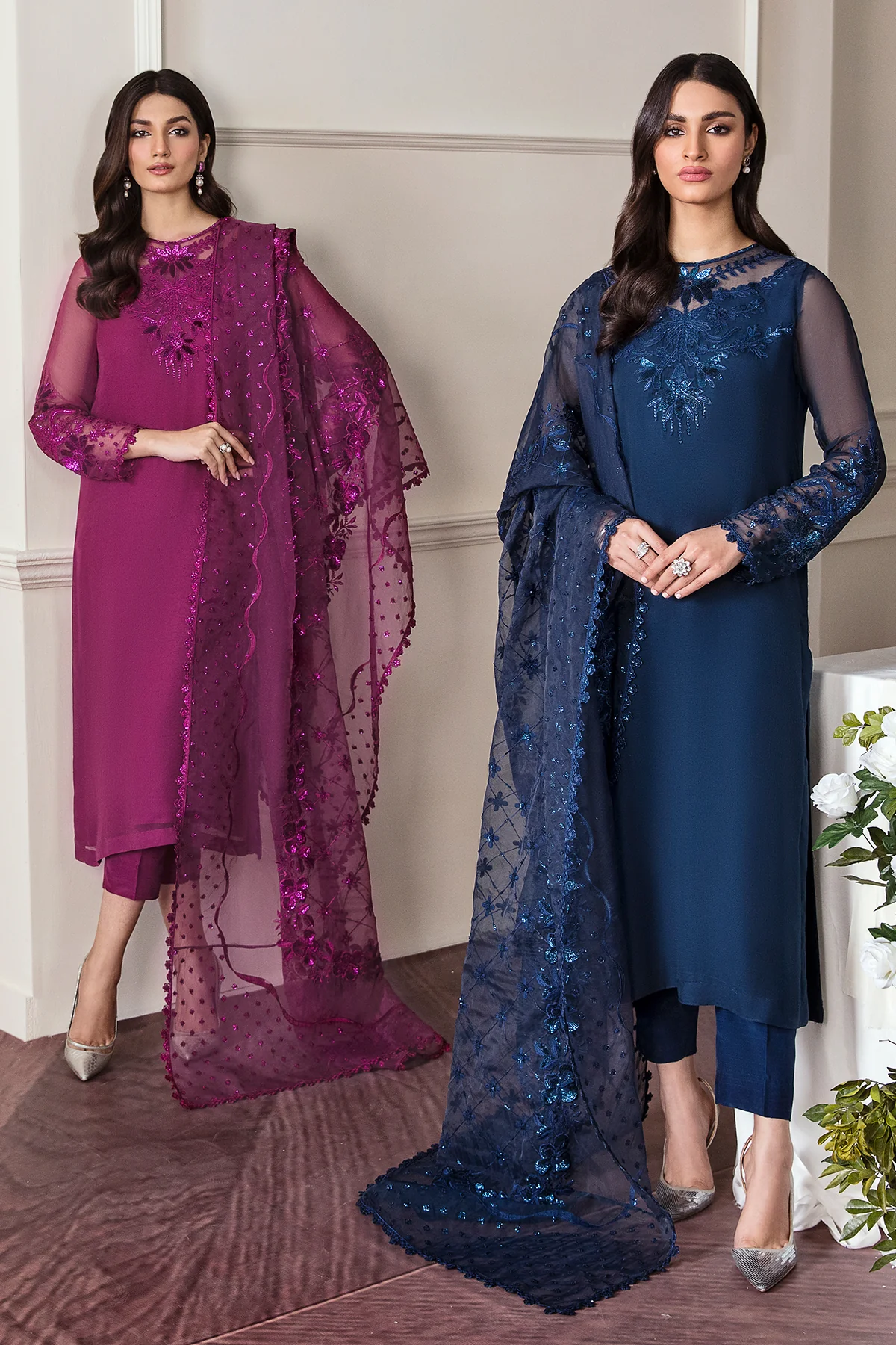 EMBROIDERED CHIFFON UF-292 - Image 7