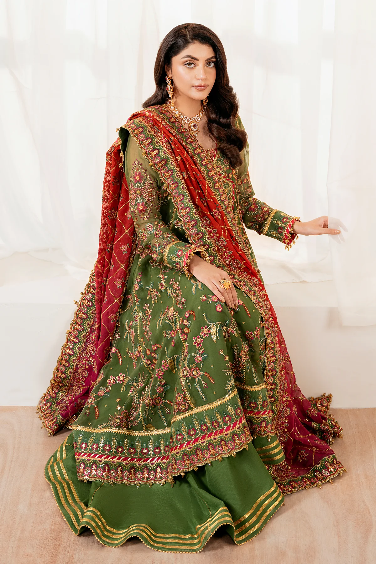 EMBROIDERED CHIFFON UF-4037 - Image 3