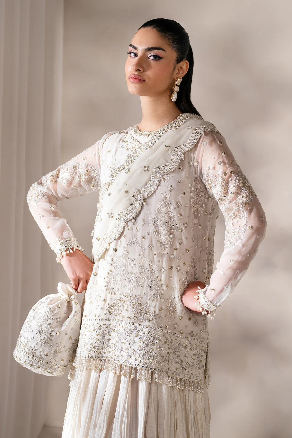 EMBROIDERED CHIFFON UF-4140 - Image 3
