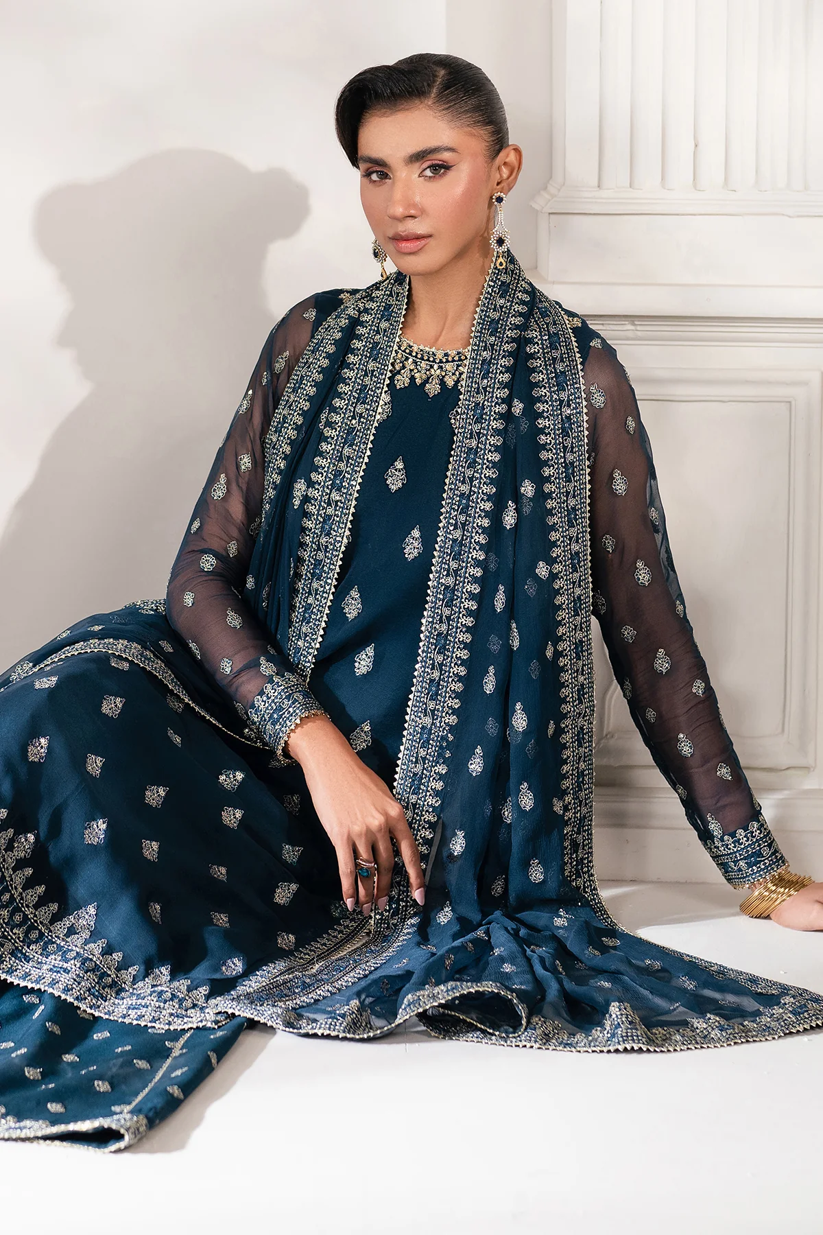 EMBROIDERED CHIFFON UF-4142 - Image 8