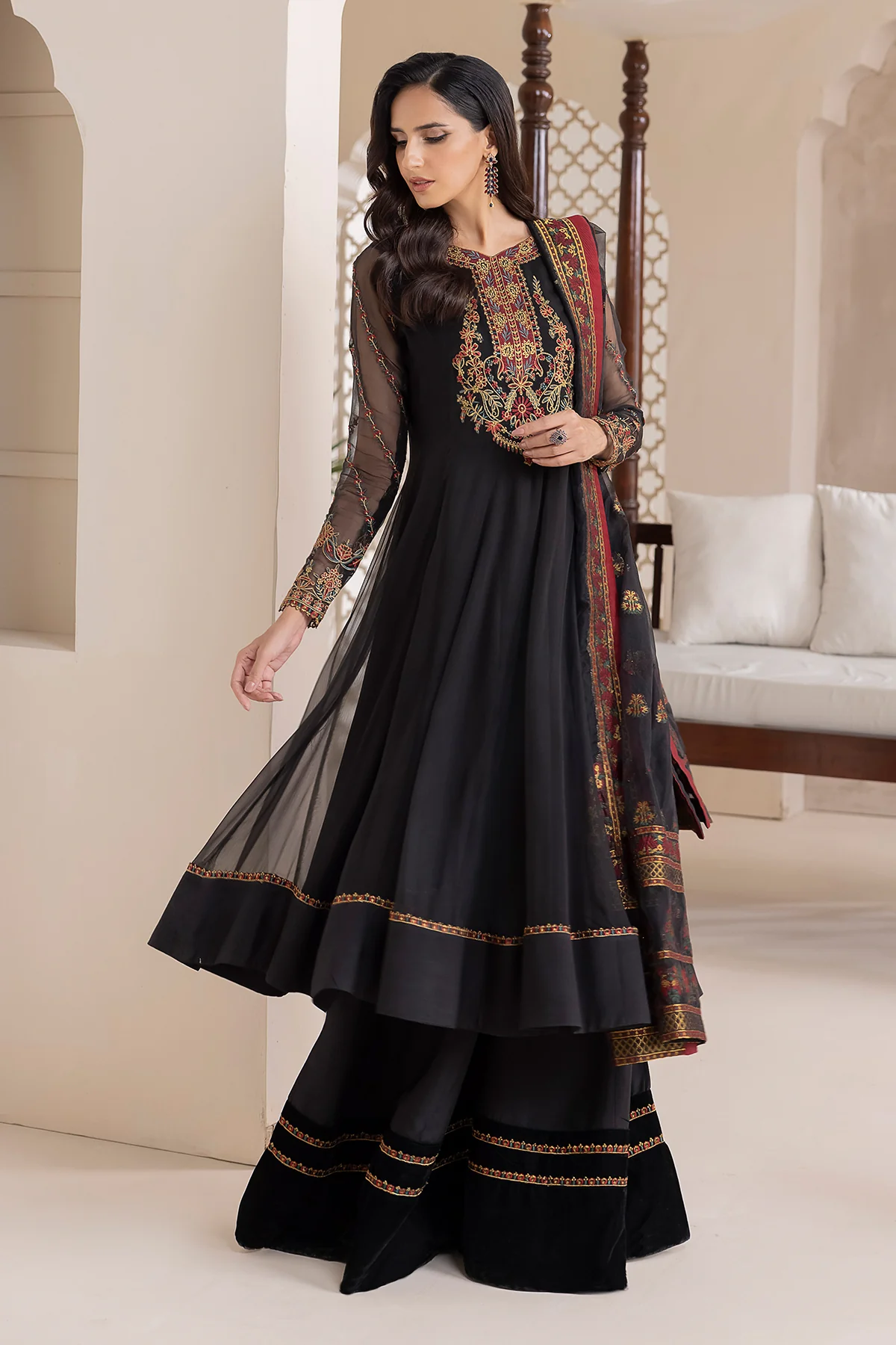 EMBROIDERED CHIFFON UF-417 - Image 2