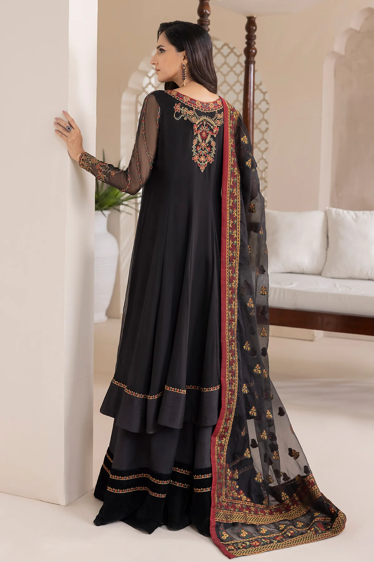 EMBROIDERED CHIFFON UF-417 - Image 3