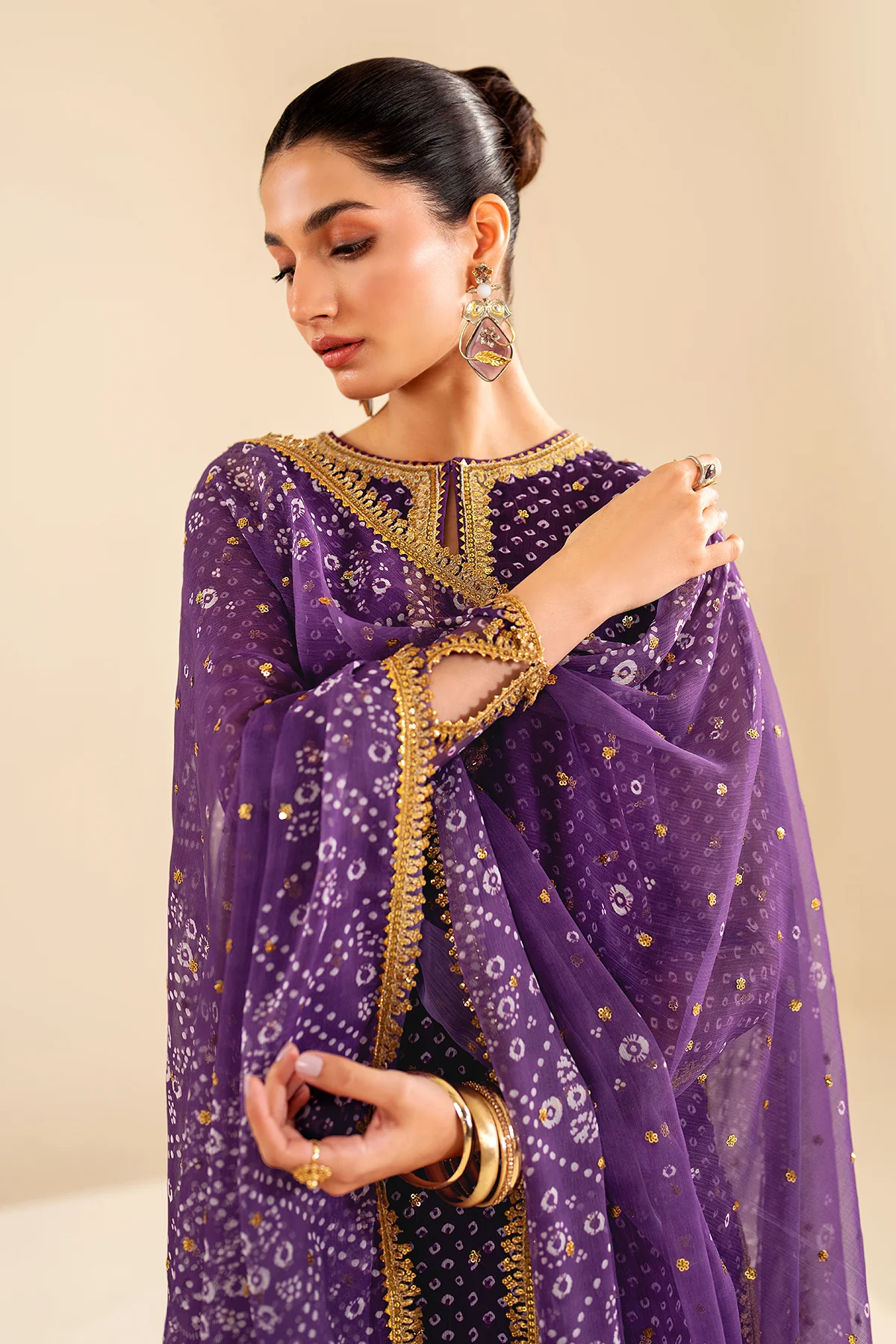 EMBROIDERED CHIFFON UF-625 - Image 7
