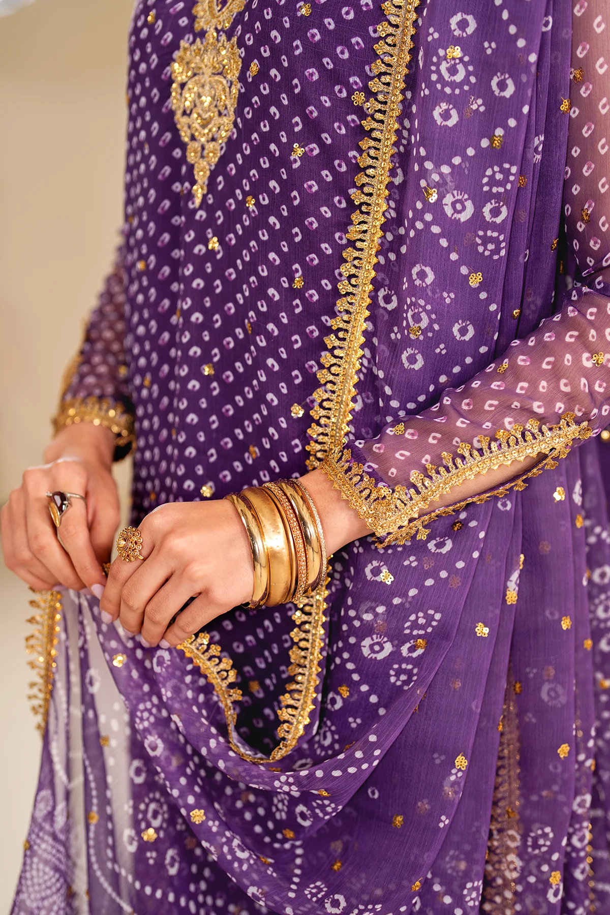 EMBROIDERED CHIFFON UF-625 - Image 8