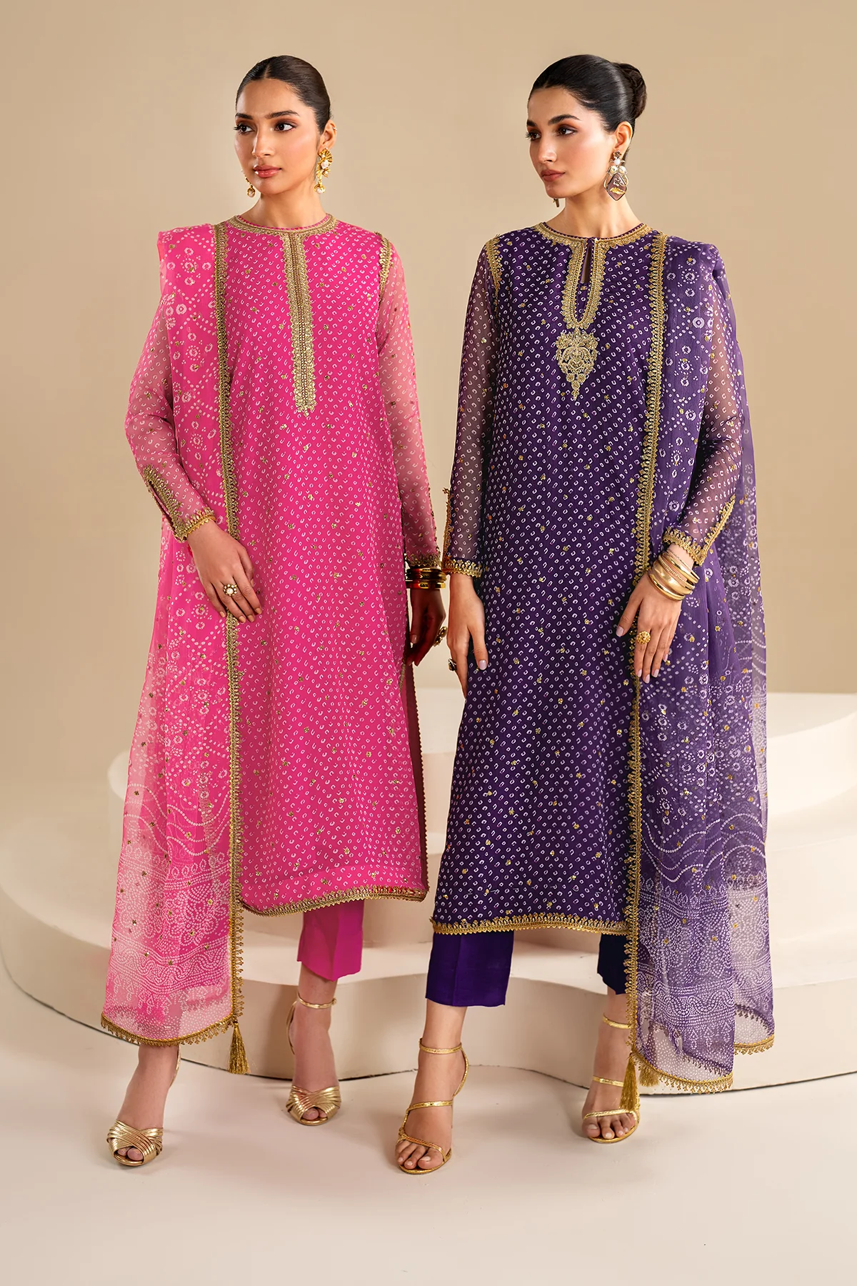 EMBROIDERED CHIFFON UF-625 - Image 9