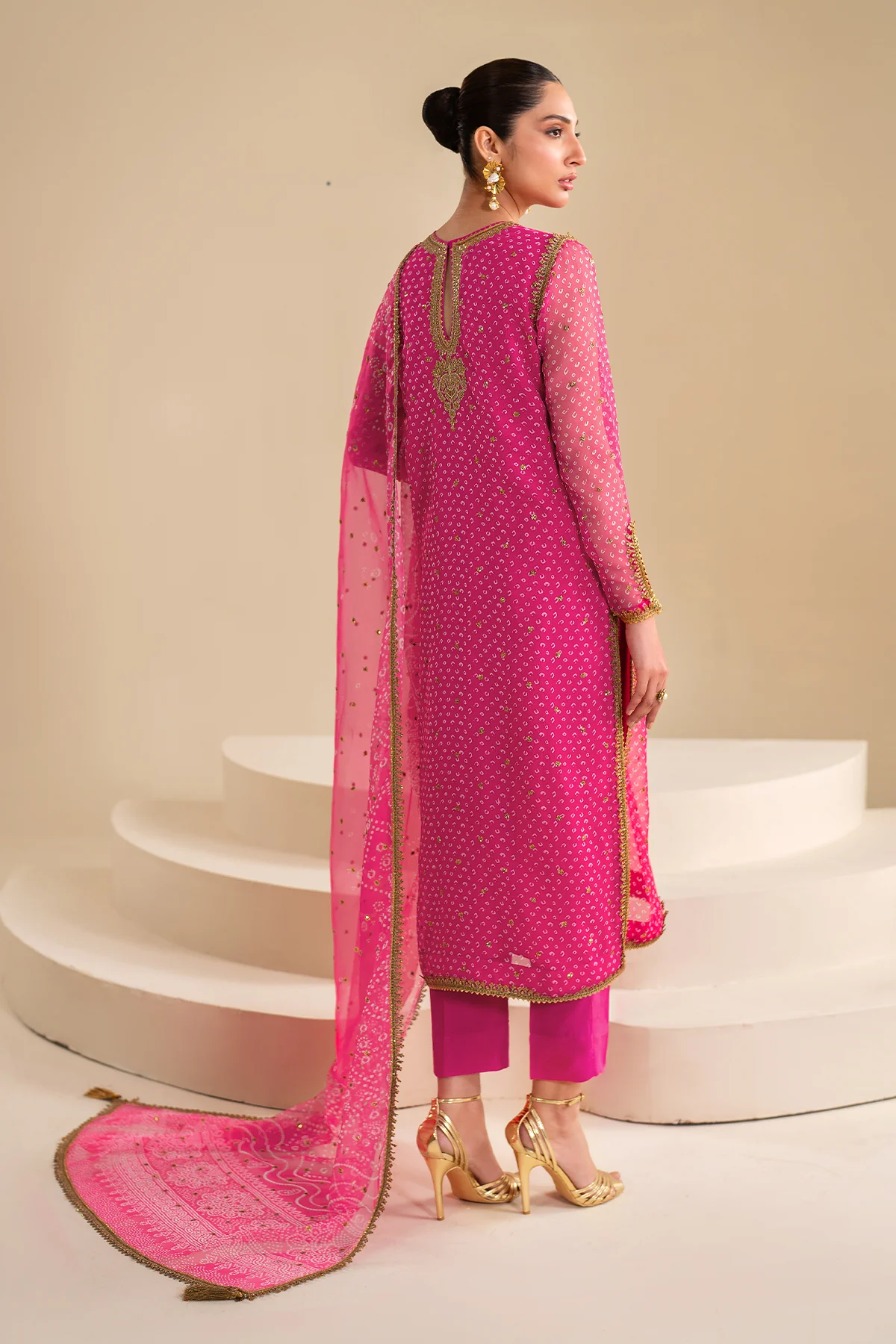 EMBROIDERED CHIFFON UF-626 - Image 2