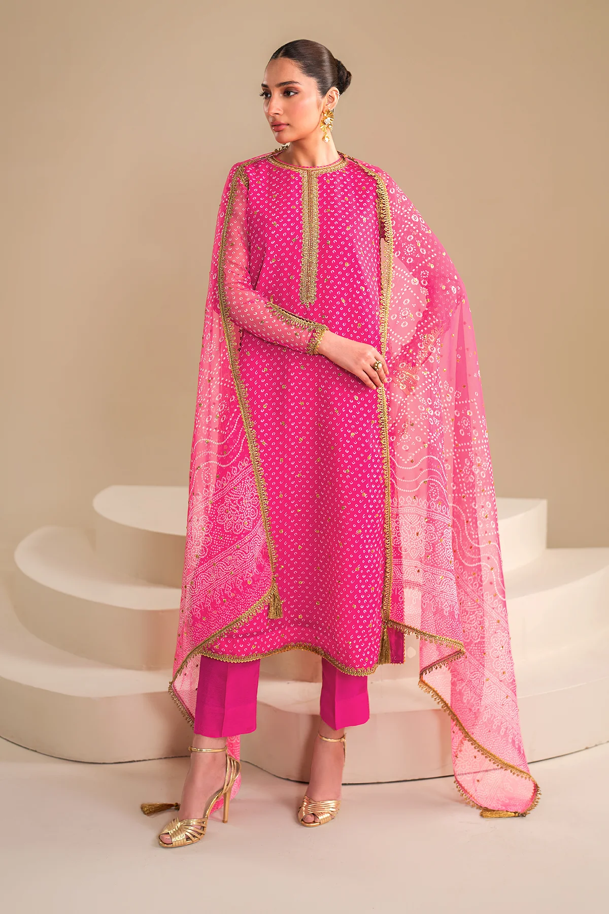 EMBROIDERED CHIFFON UF-626 - Image 3