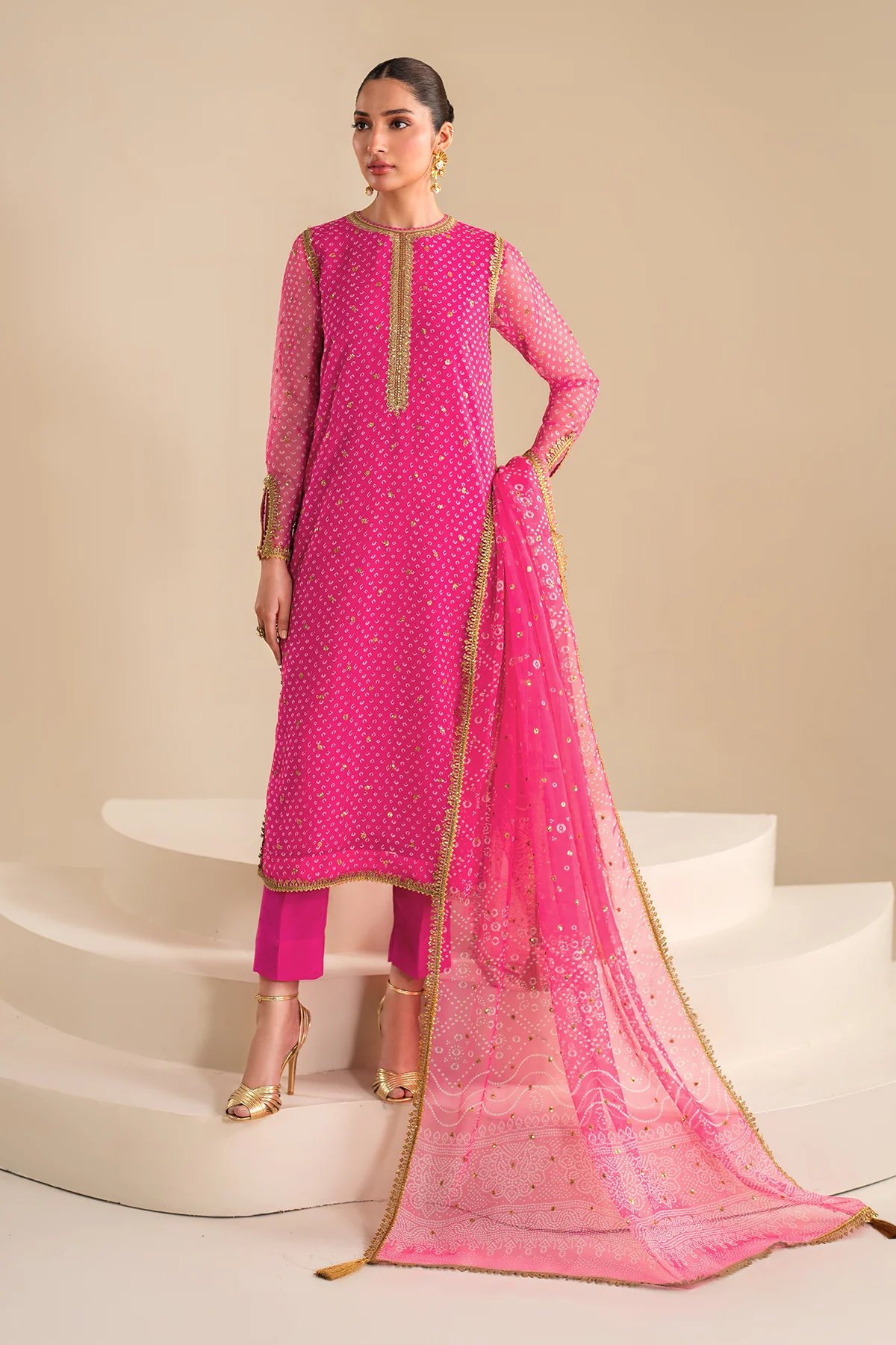 EMBROIDERED CHIFFON UF-626 - Image 4