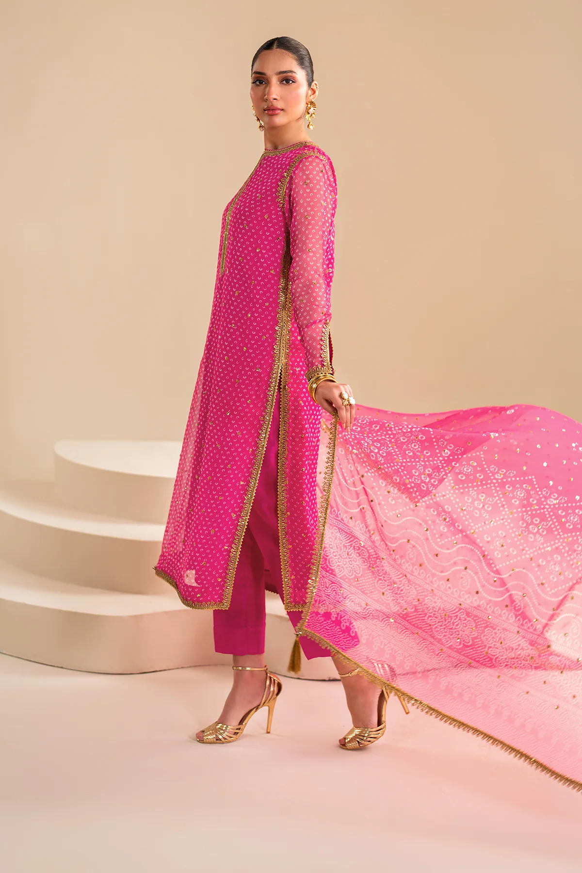 EMBROIDERED CHIFFON UF-626 - Image 5