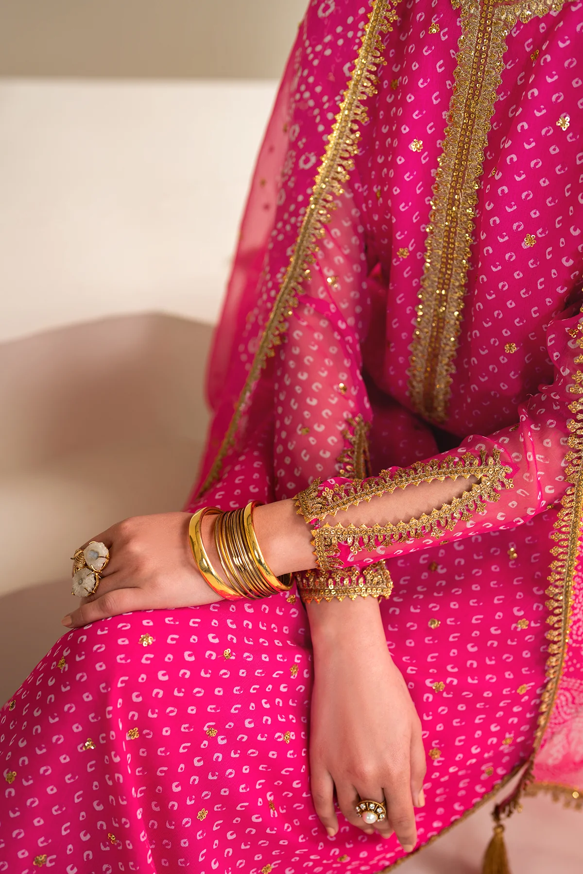 EMBROIDERED CHIFFON UF-626 - Image 8
