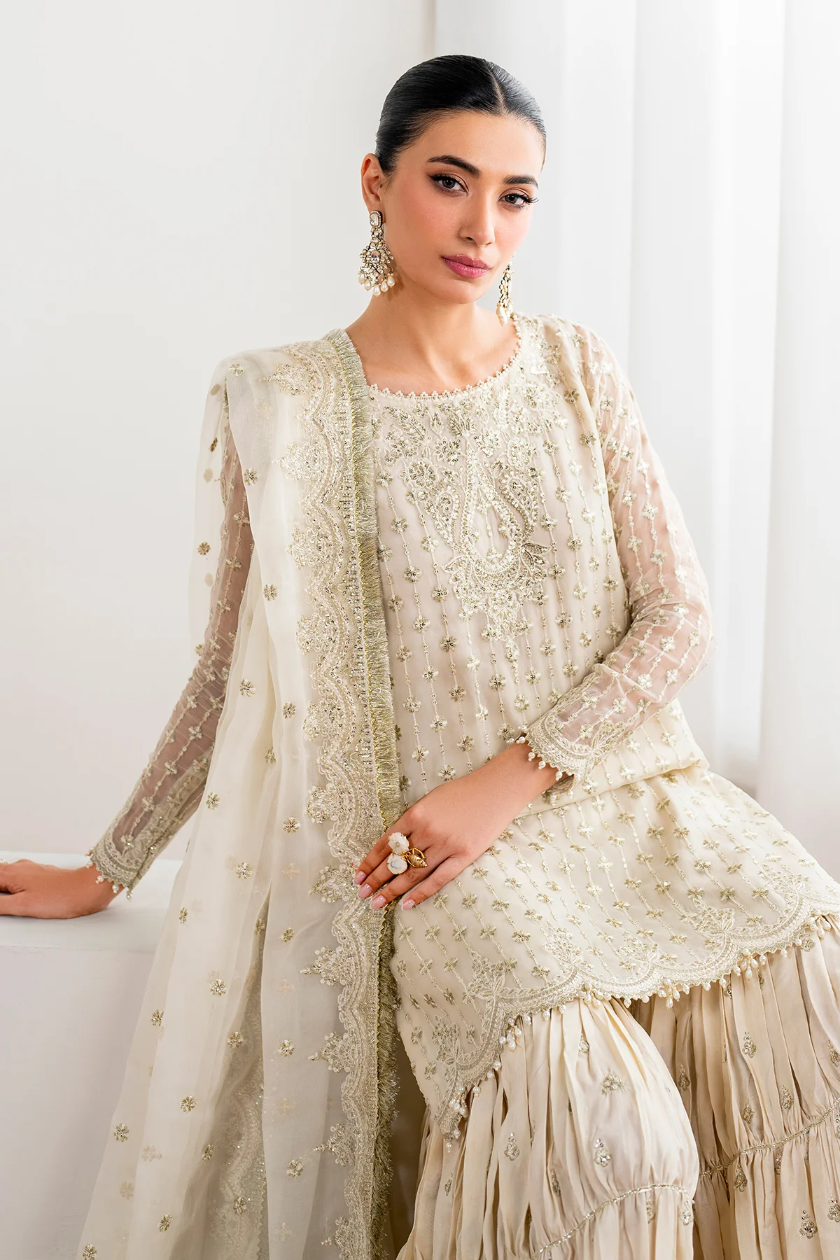 EMBROIDERED CHIFFON UF-687 - Image 5