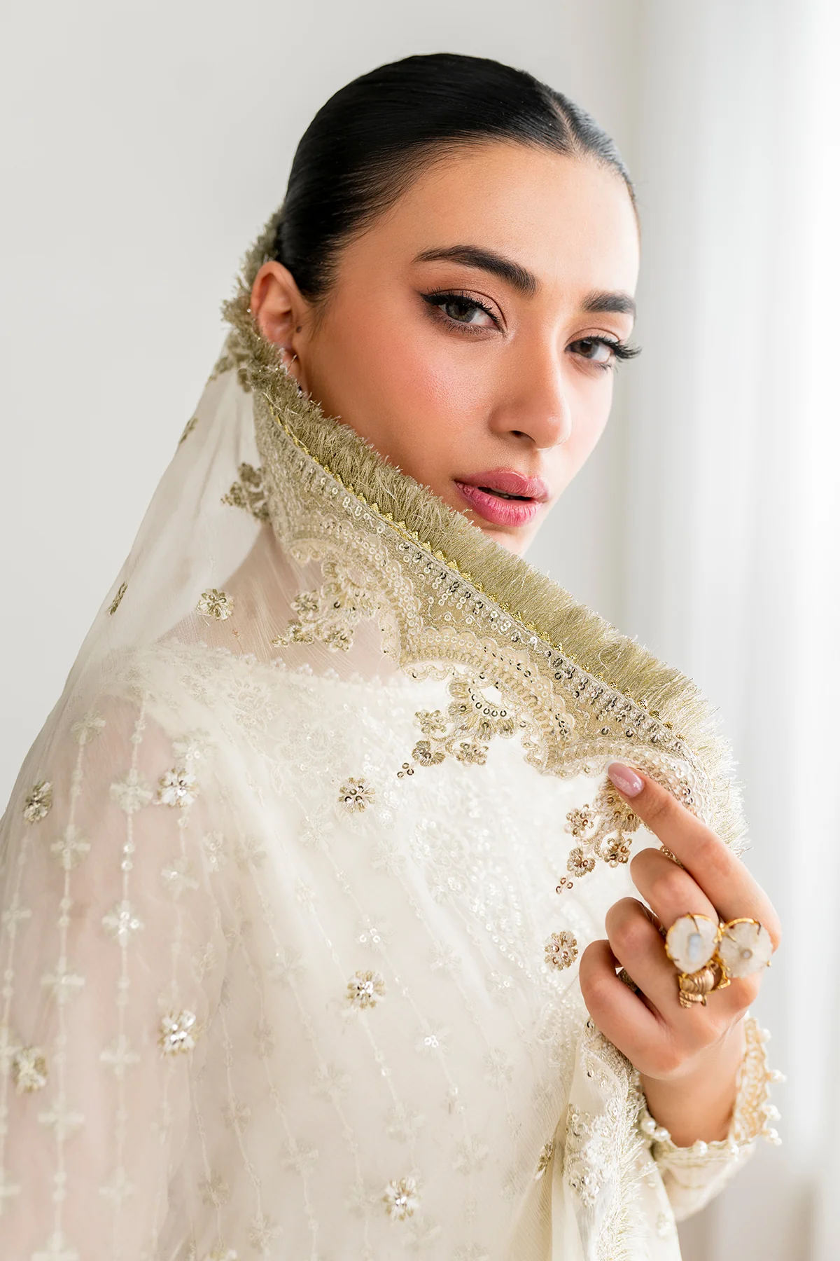 EMBROIDERED CHIFFON UF-687 - Image 6