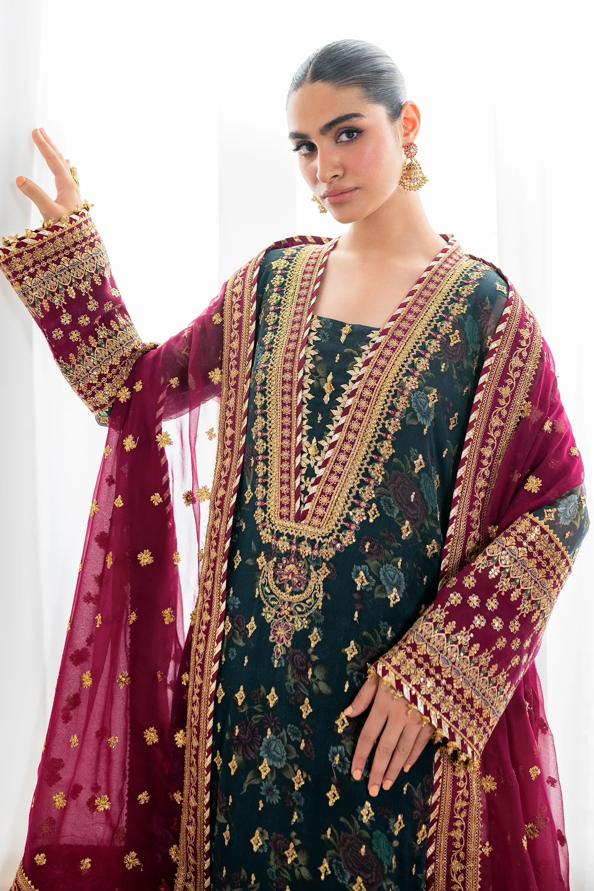 EMBROIDERED CHIFFON SF-689 - Image 6