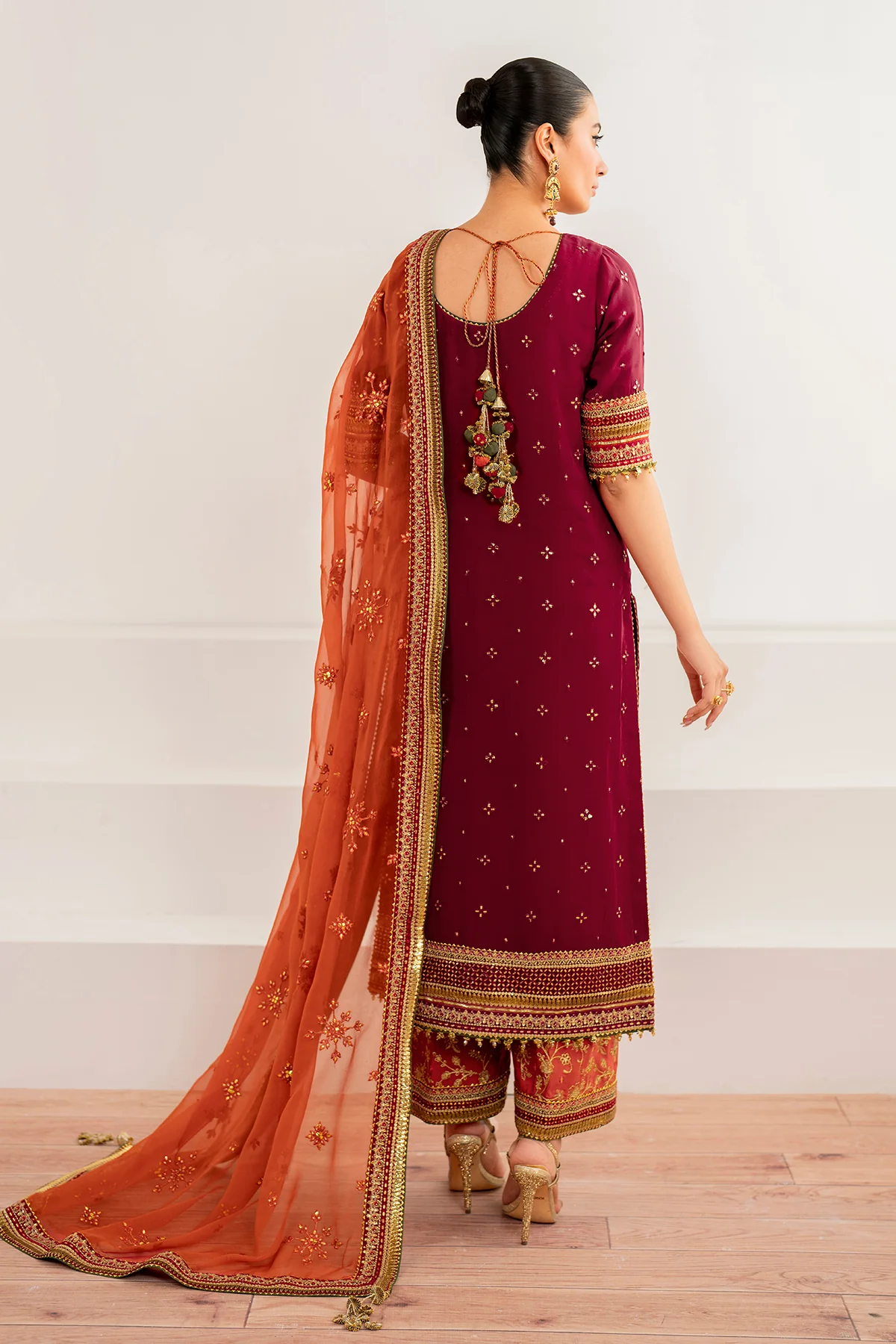 EMBROIDERED CHIFFON UF-698 - Image 2