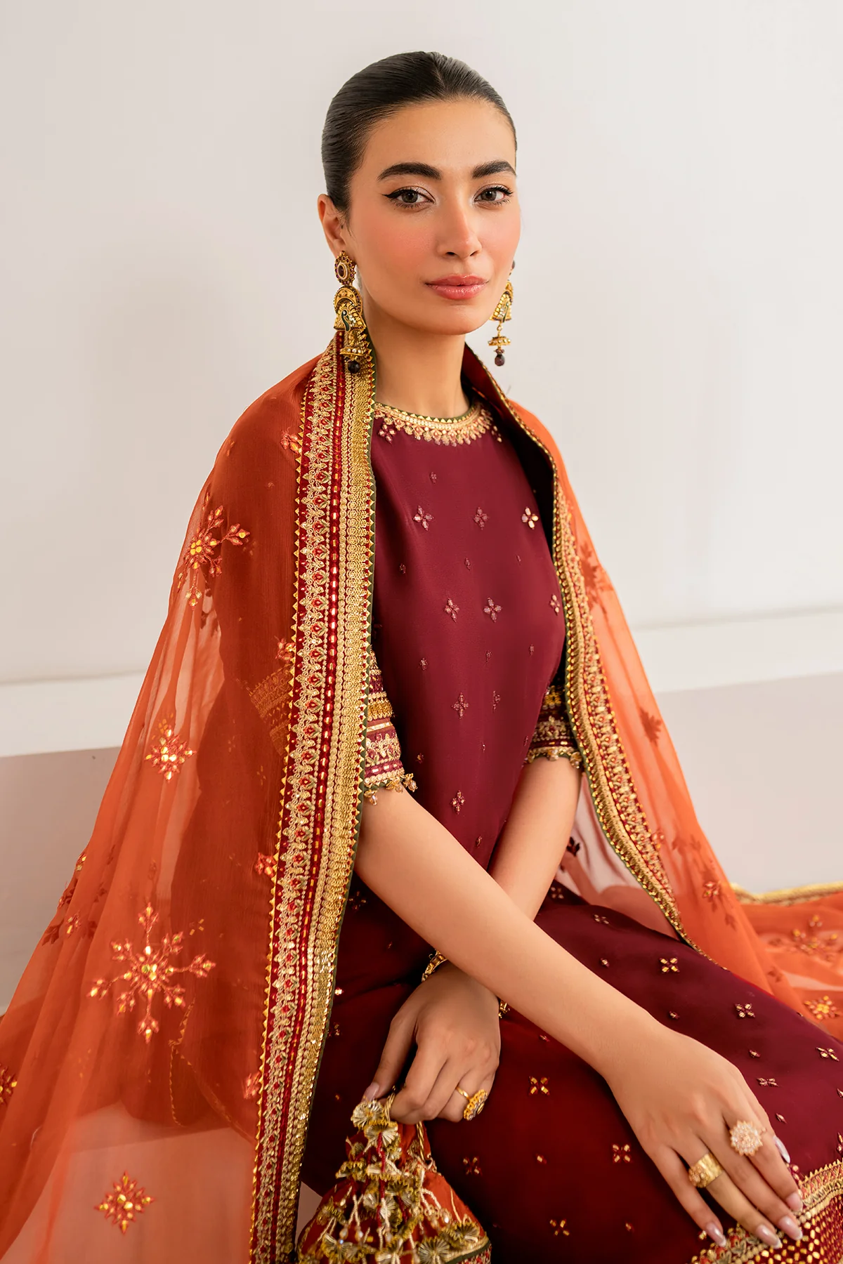 EMBROIDERED CHIFFON UF-698 - Image 6