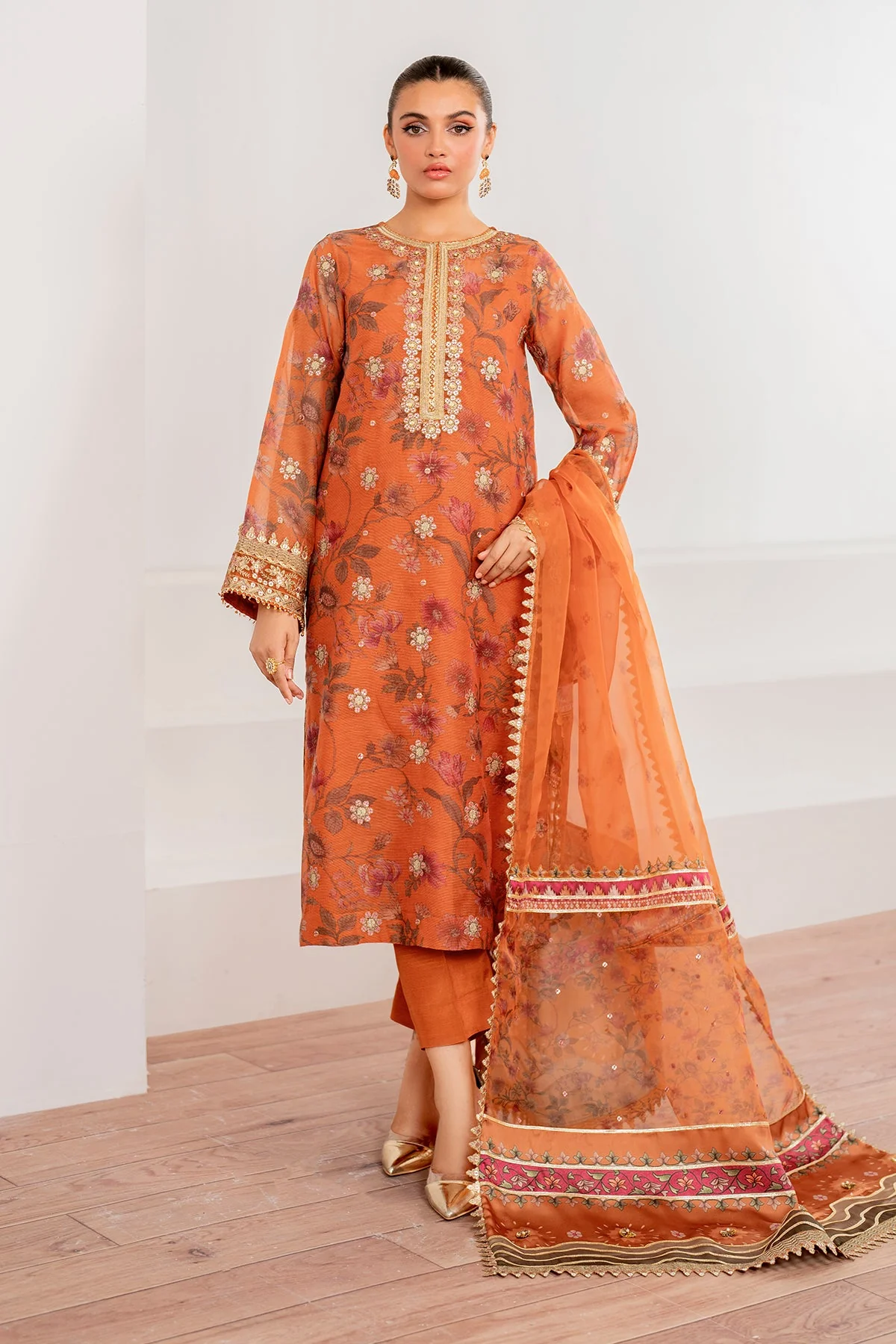 EMBROIDERED COTTON NET SF-701 - Image 2