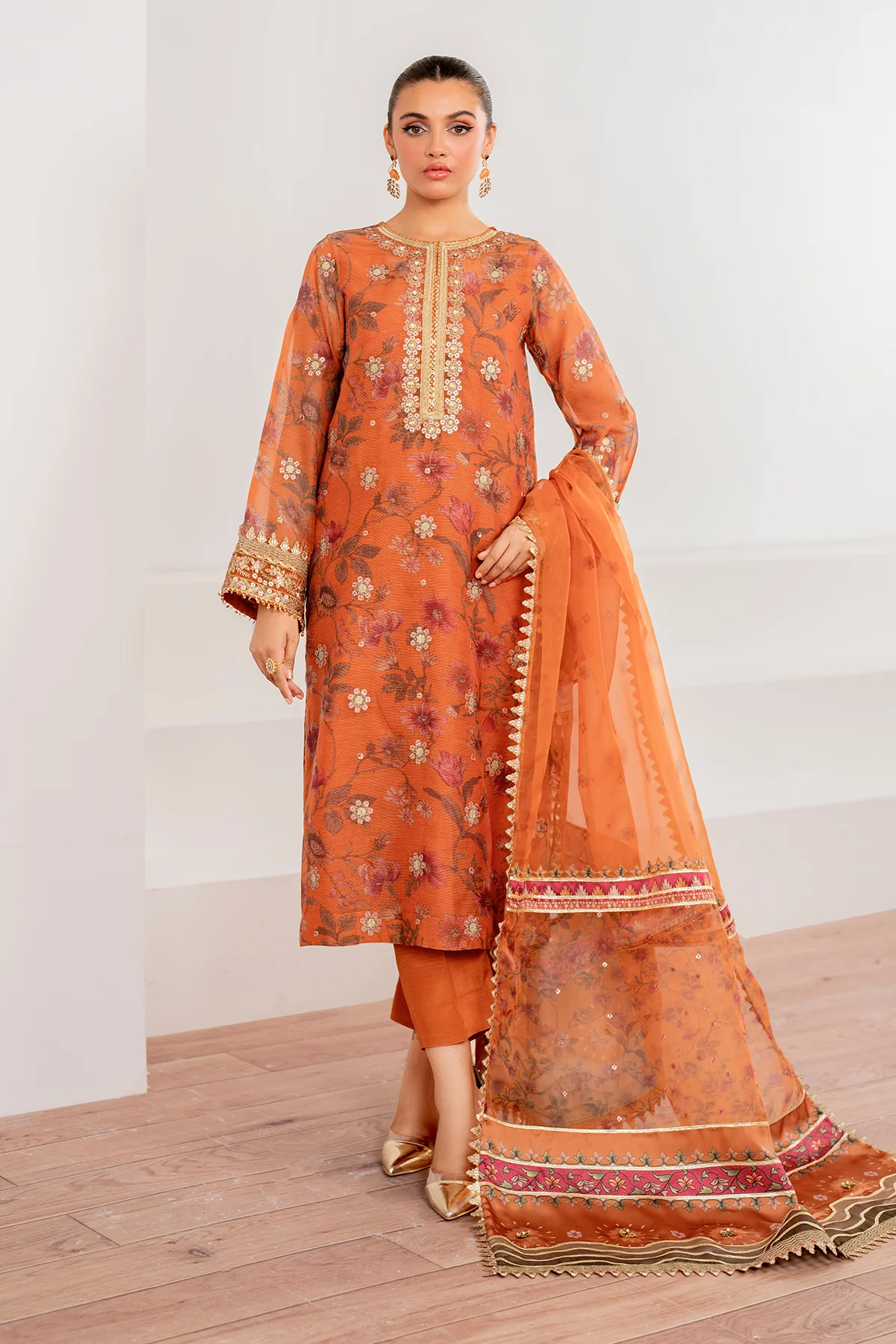 EMBROIDERED COTTON NET UF-701 - Image 2