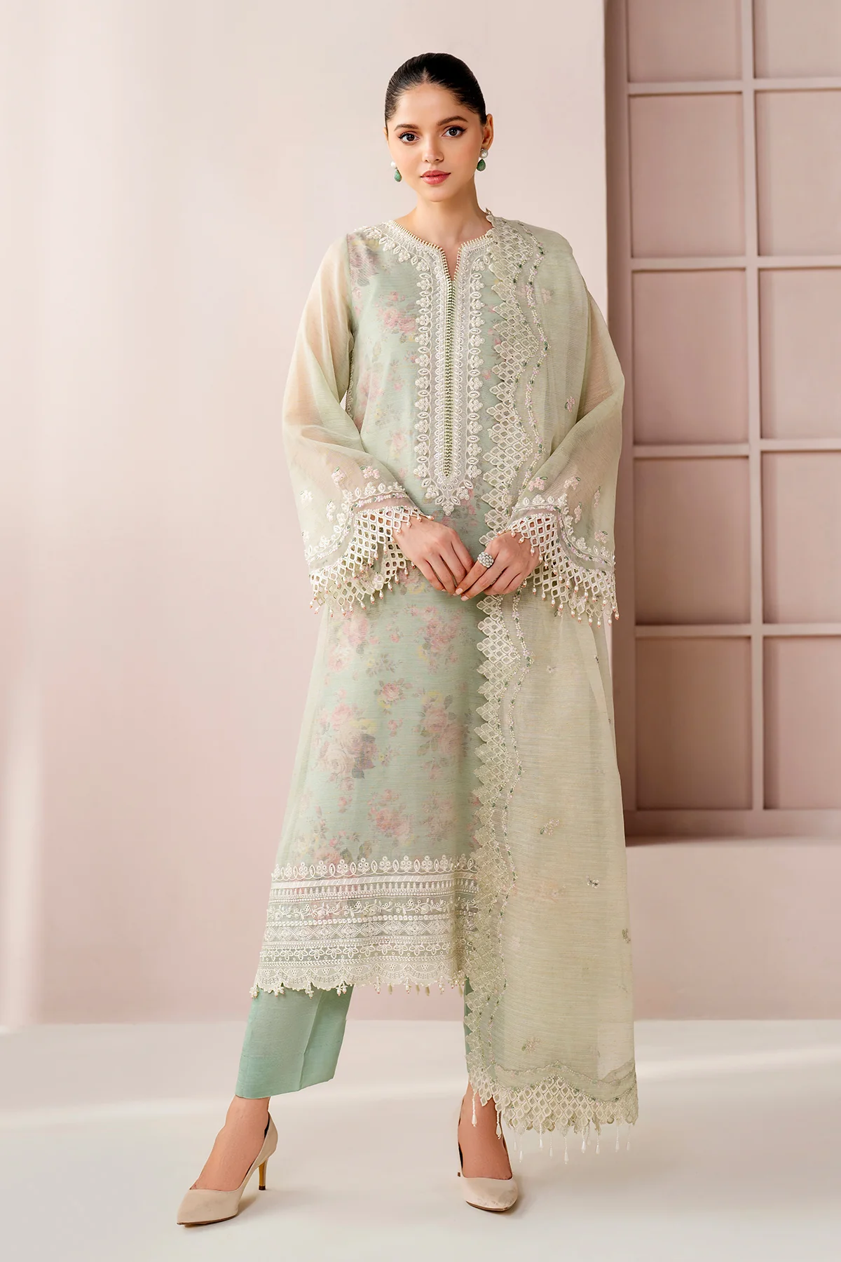 EMBROIDERED COTTON PATTI SF-4188 - Image 3