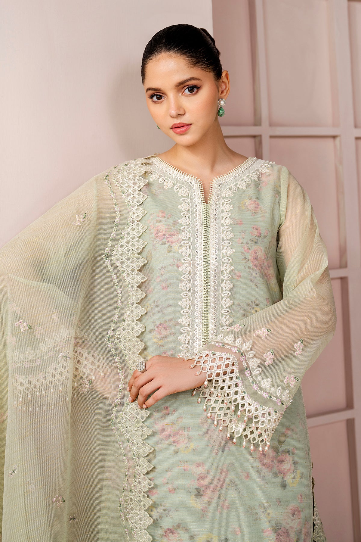 EMBROIDERED COTTON PATTI SF-4188 - Image 4