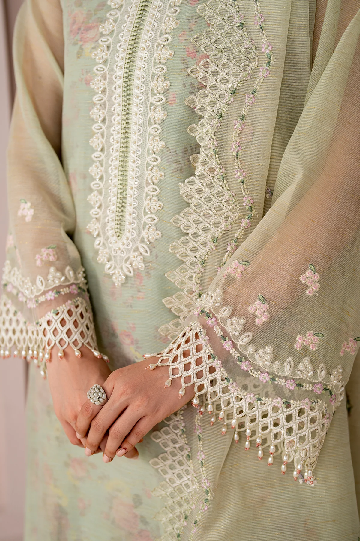 EMBROIDERED COTTON PATTI SF-4188 - Image 7
