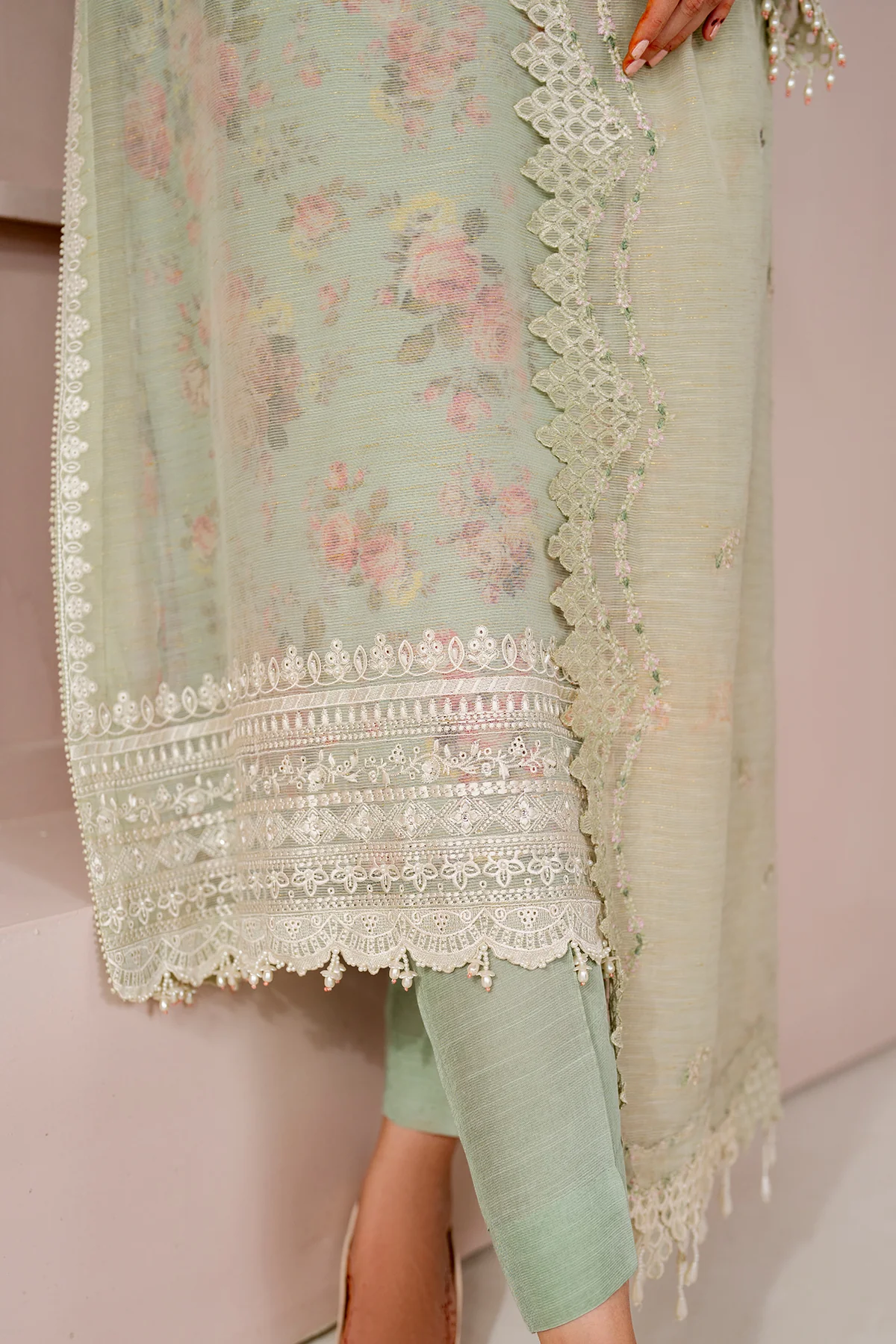 EMBROIDERED COTTON PATTI SF-4188 - Image 8