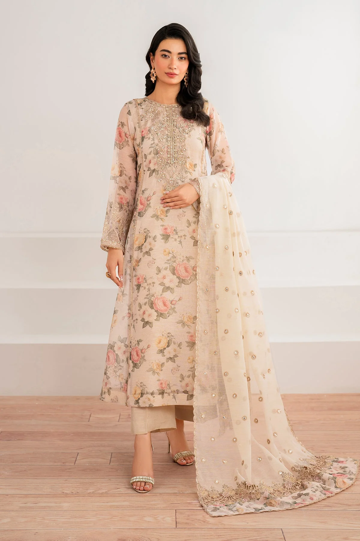 EMBROIDERED COTTON PATTI SF-691 - Image 3