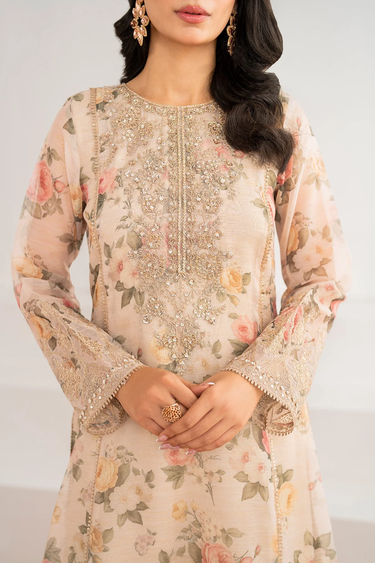 EMBROIDERED COTTON PATTI SF-691 - Image 6