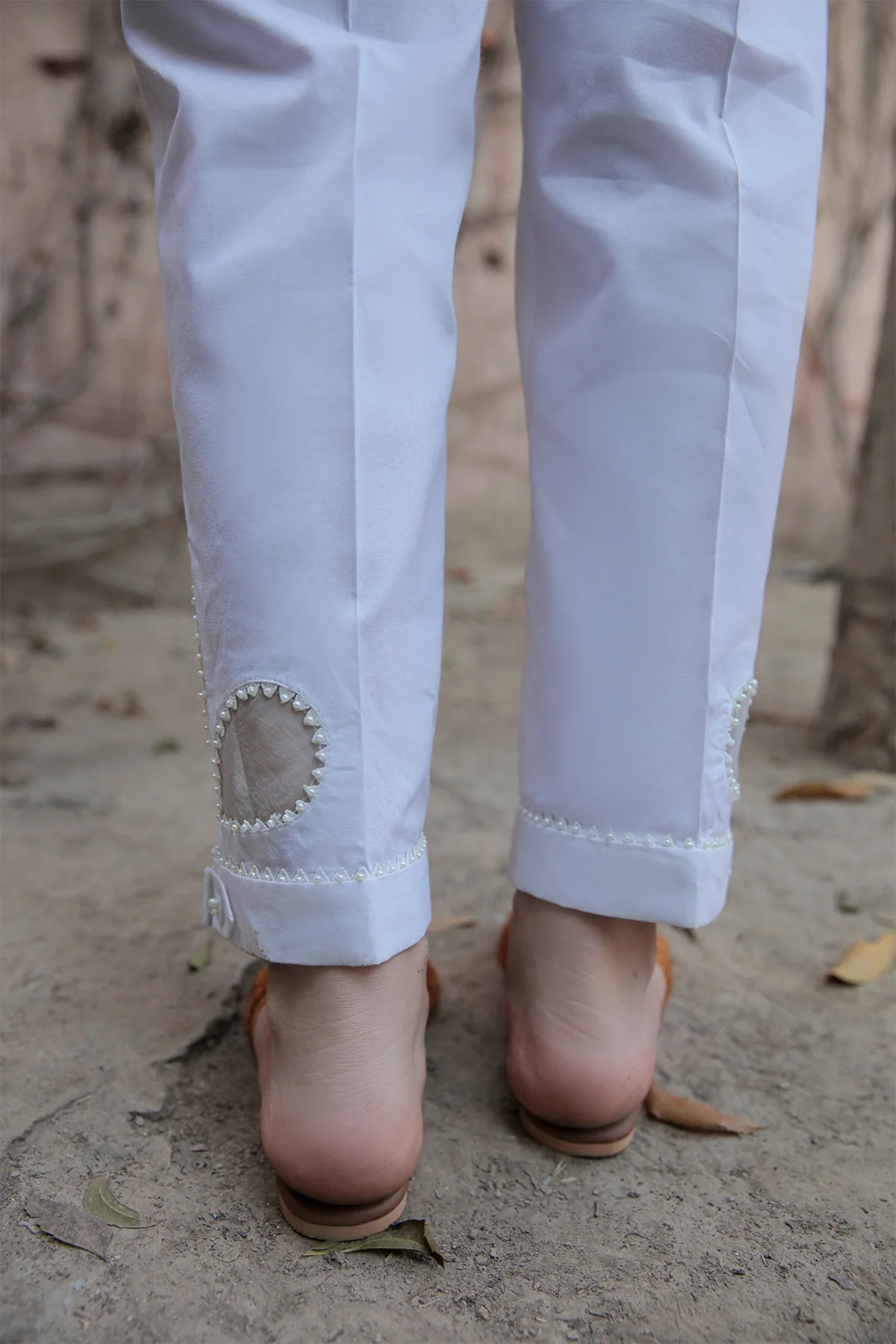 EMBROIDERED COTTON TROUSER 246 - Image 2