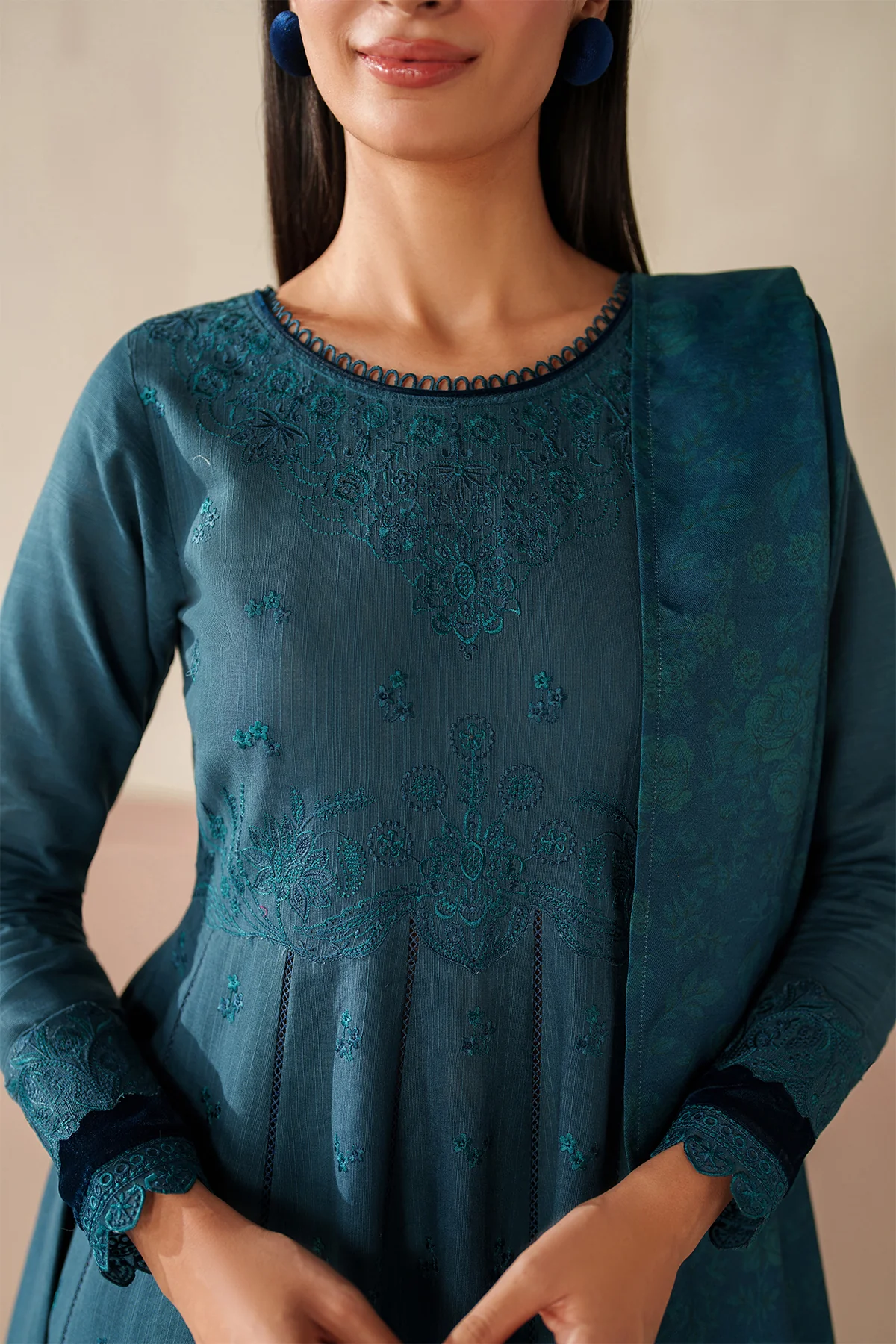 EMBROIDERED KHADDAR PR-1234 - Image 3
