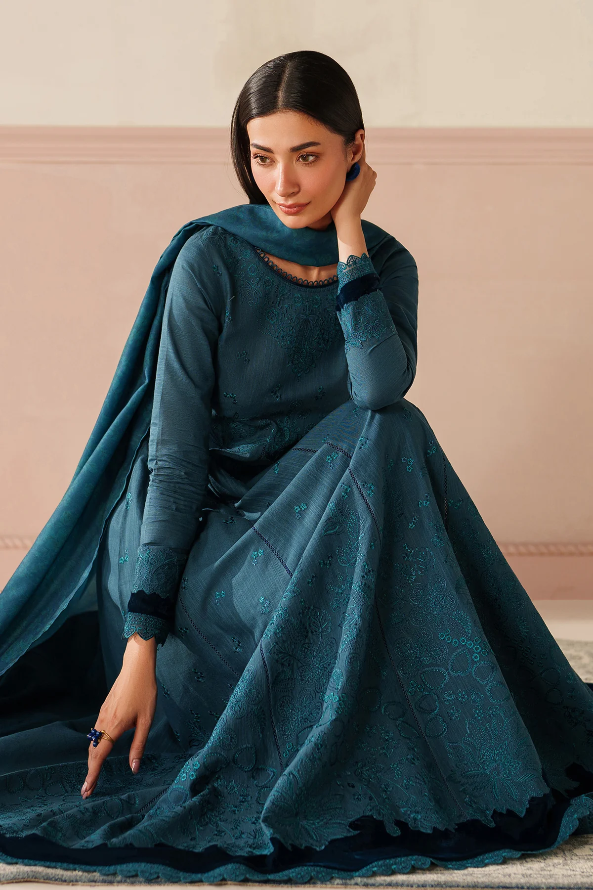 EMBROIDERED KHADDAR PR-1234 - Image 5