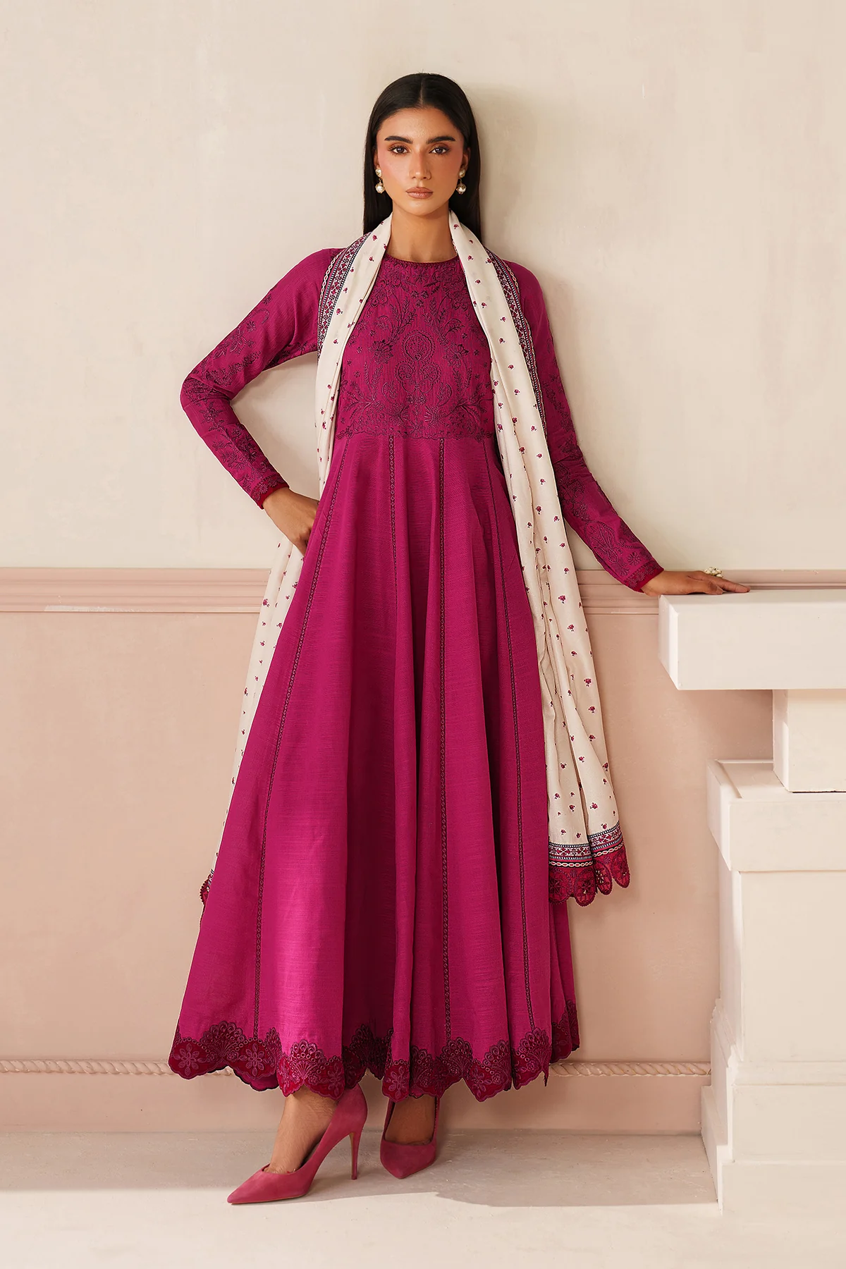 EMBROIDERED KHADDAR PR-1235