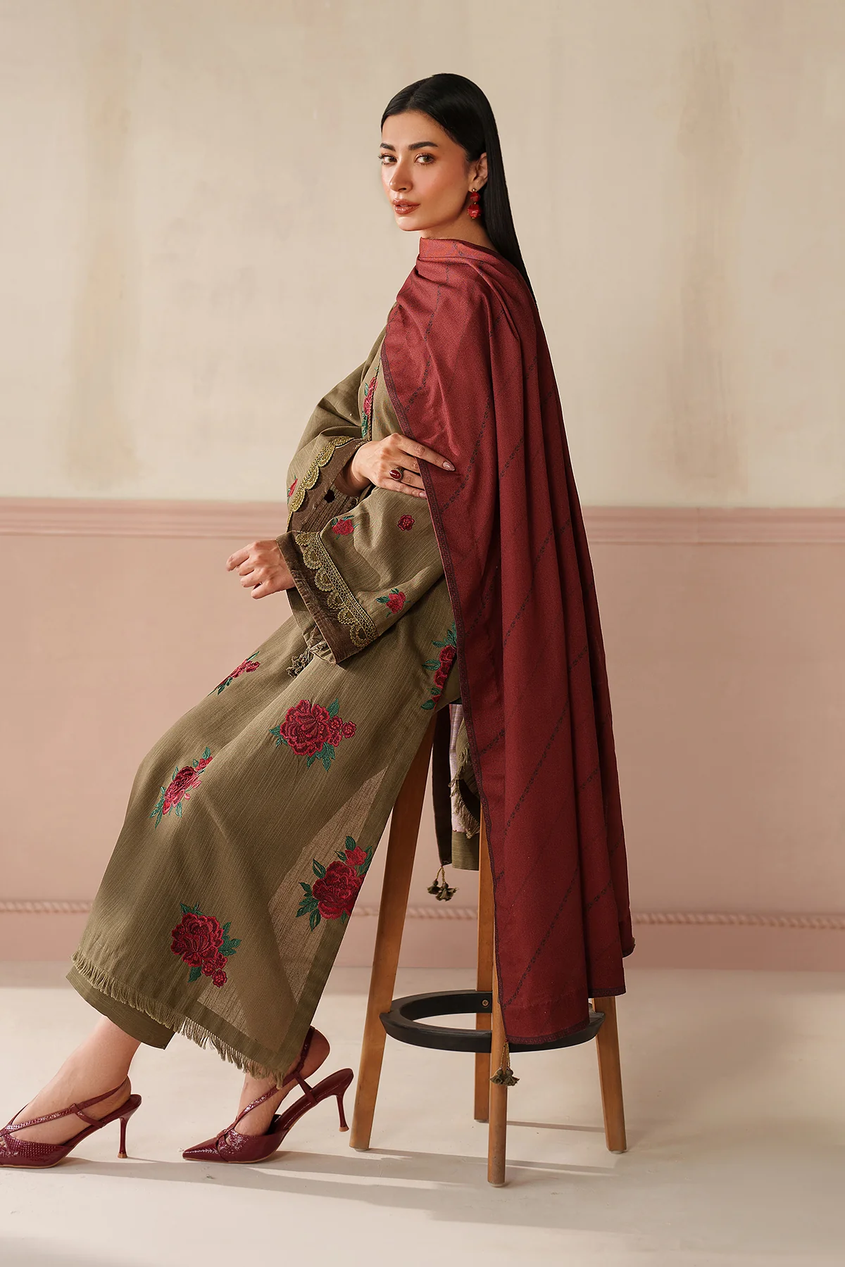 EMBROIDERED KHADDAR PR-1236 - Image 7