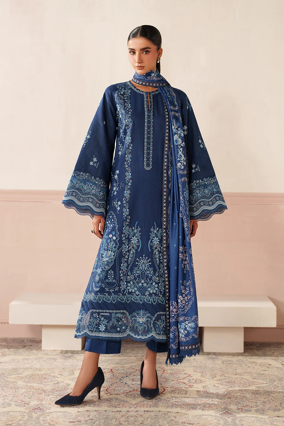 EMBROIDERED KHADDAR UF-4352 - Image 6