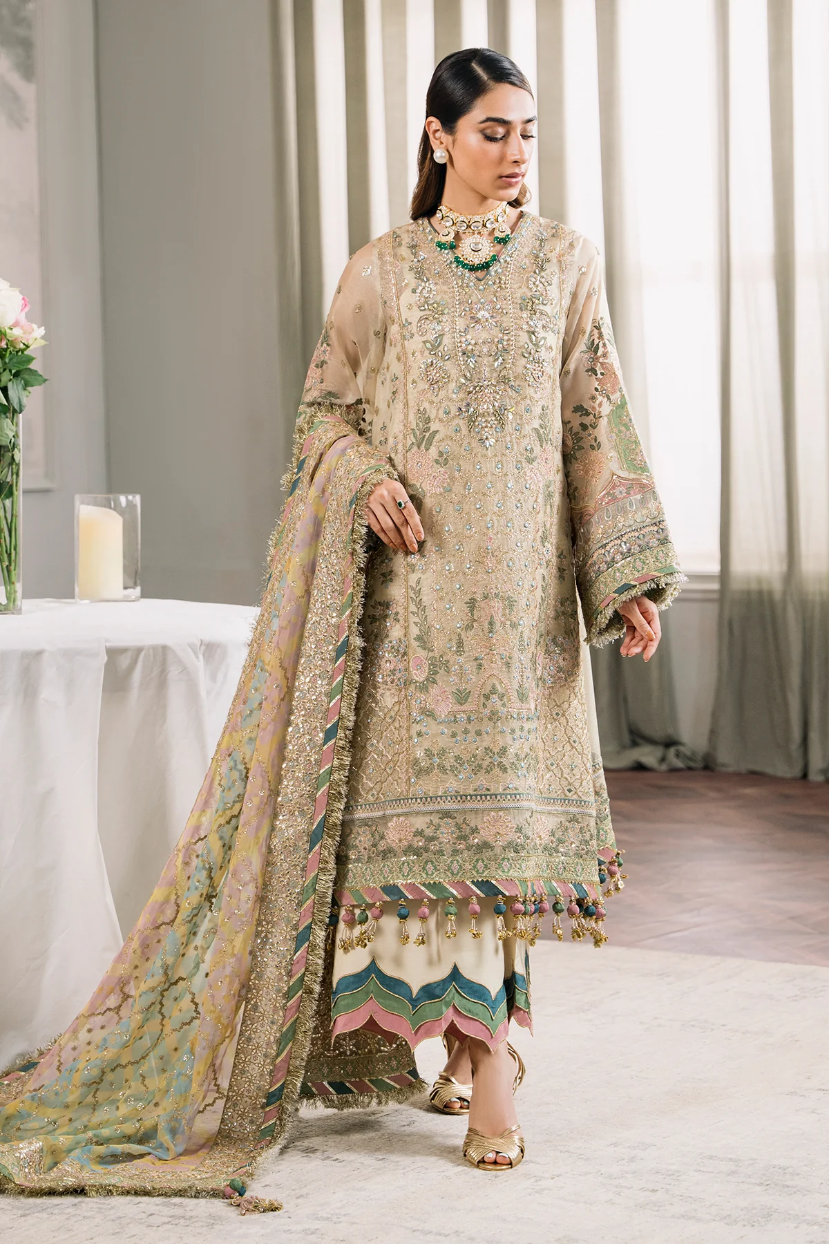 EMBROIDERED MASURI CH12-04 STITCHED - Image 10
