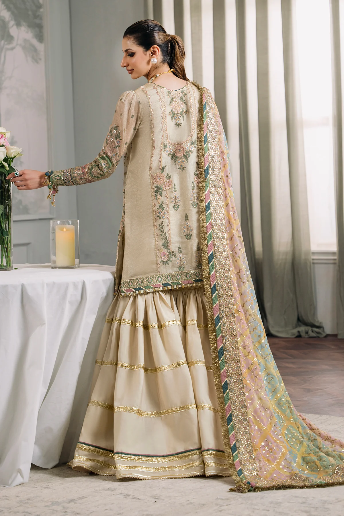 EMBROIDERED MASURI CH12-04 STITCHED - Image 3