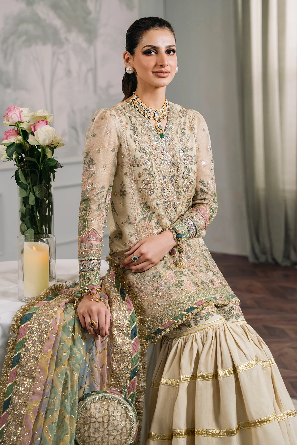 EMBROIDERED MASURI CH12-04 STITCHED - Image 6