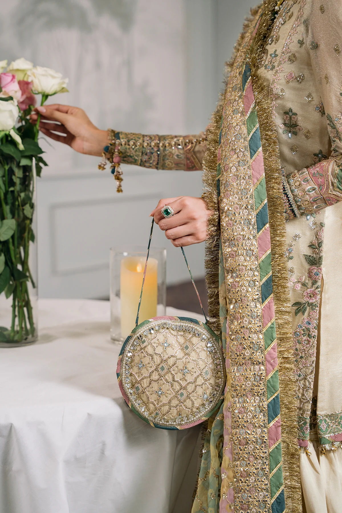 EMBROIDERED MASURI CH12-04 STITCHED - Image 8