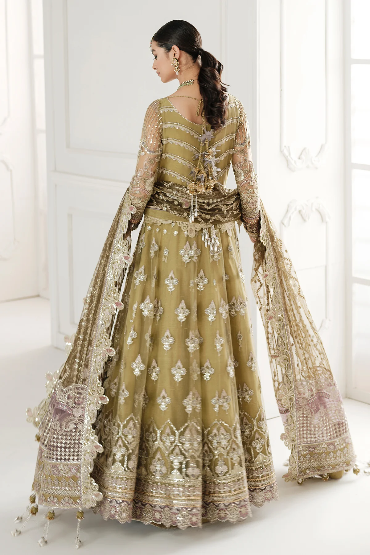 EMBROIDERED NET CH10-02 STITCHED - Image 3