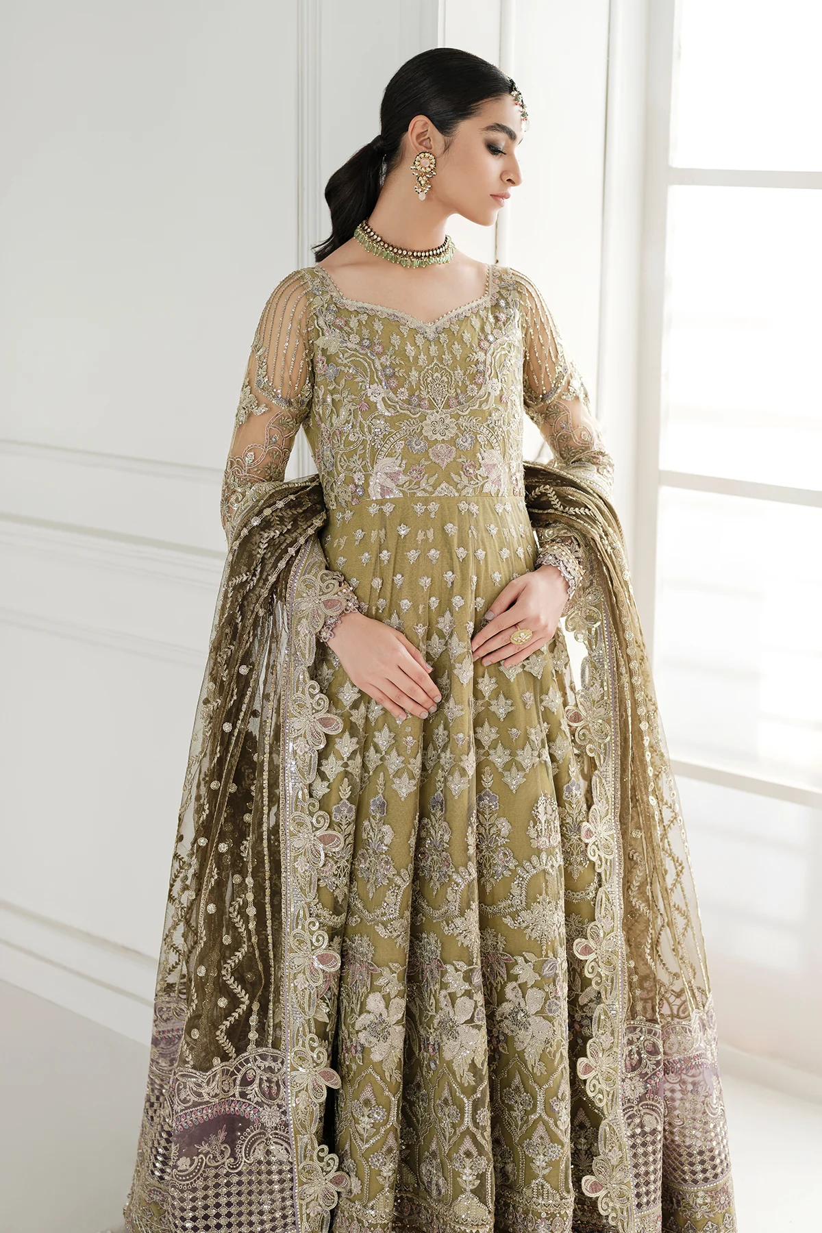 EMBROIDERED NET CH10-02 STITCHED - Image 8