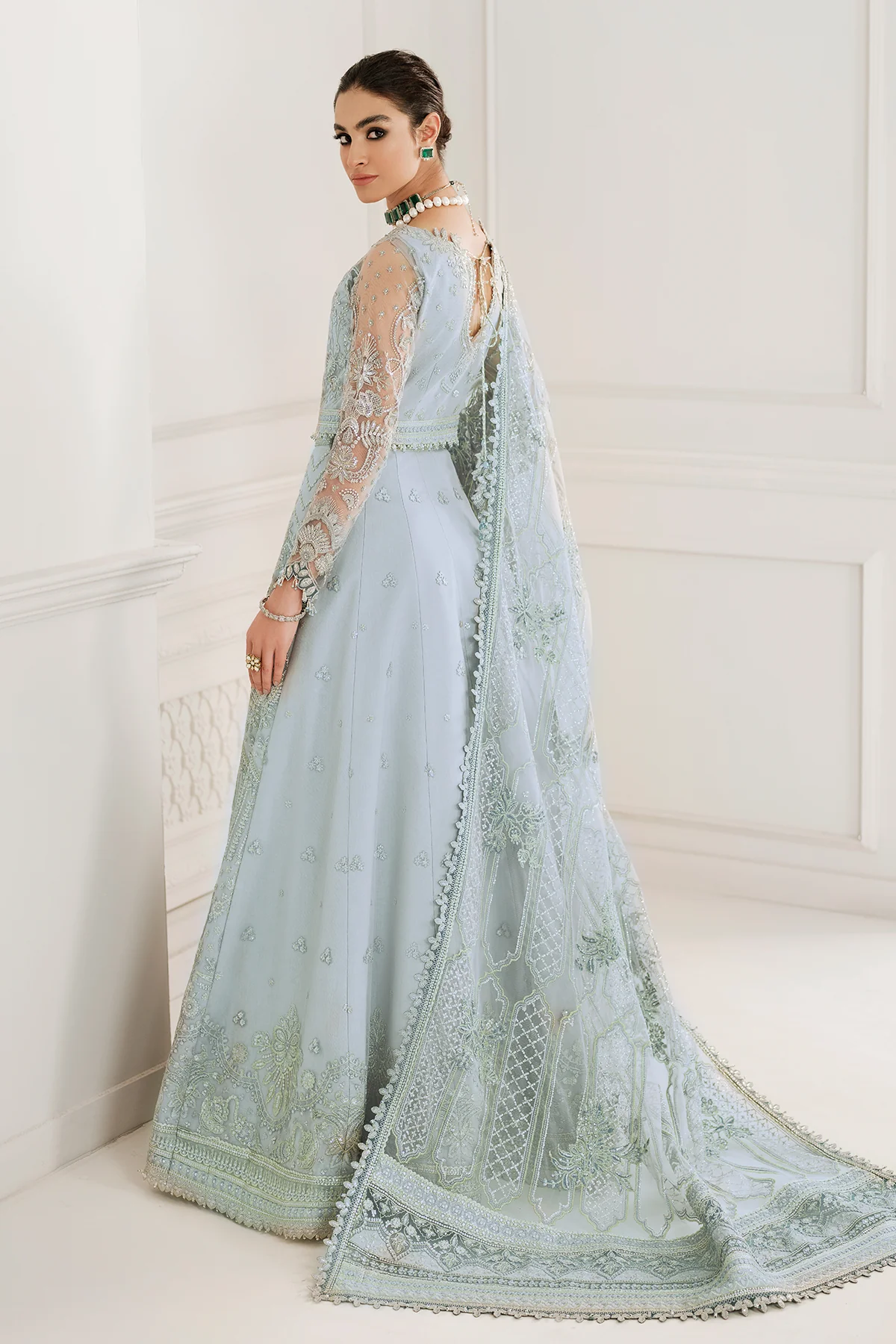 EMBROIDERED NET CH10-05 STITCHED - Image 4