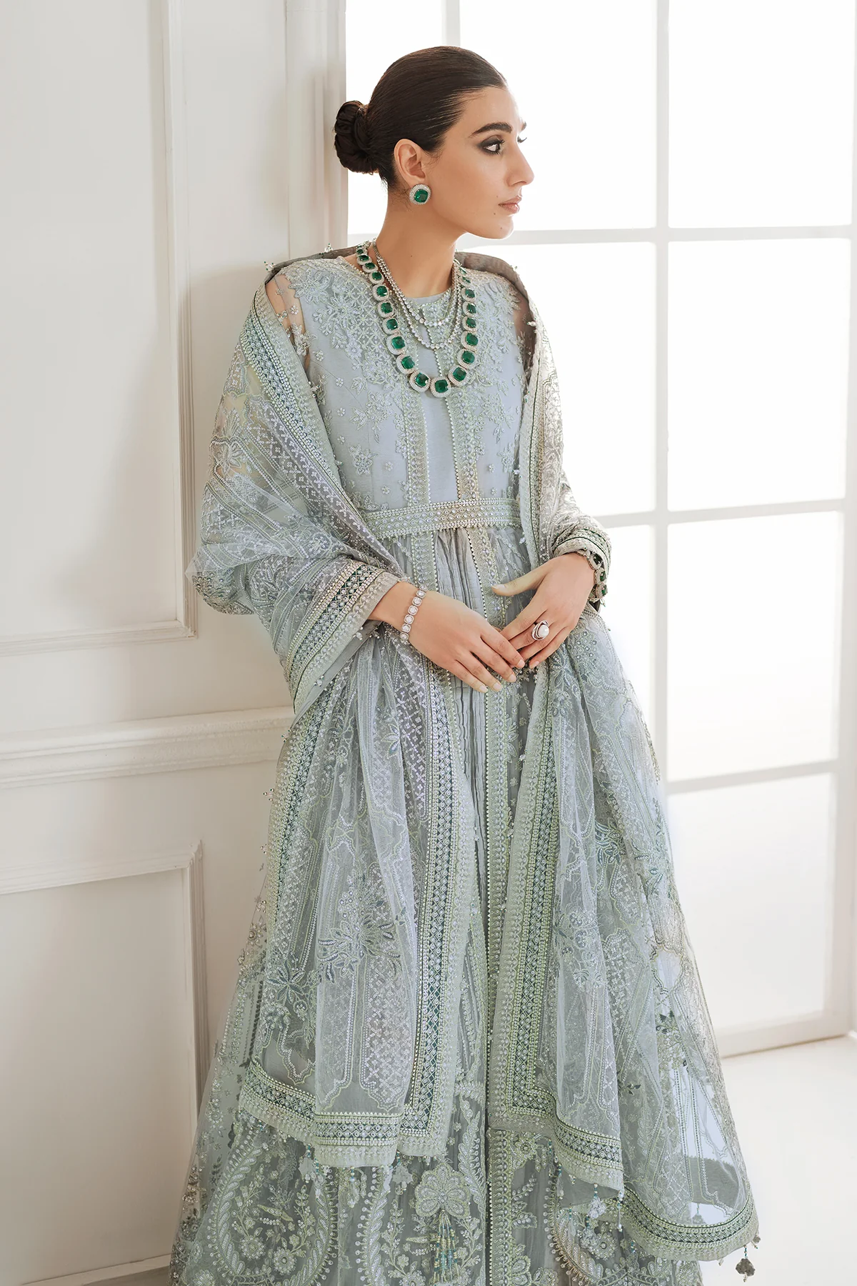 EMBROIDERED NET CH10-05 STITCHED - Image 6