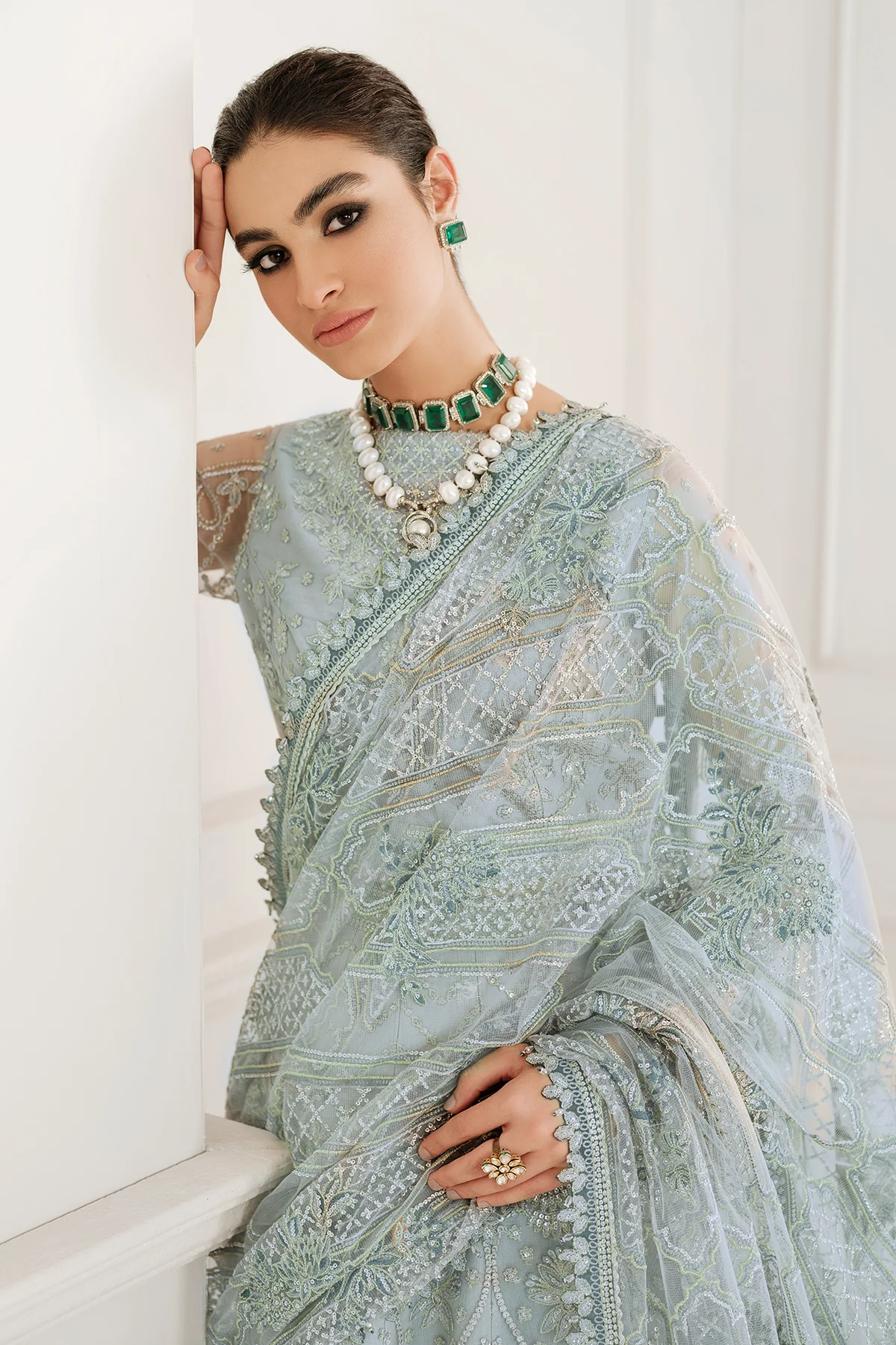 EMBROIDERED NET CH10-05 STITCHED - Image 7