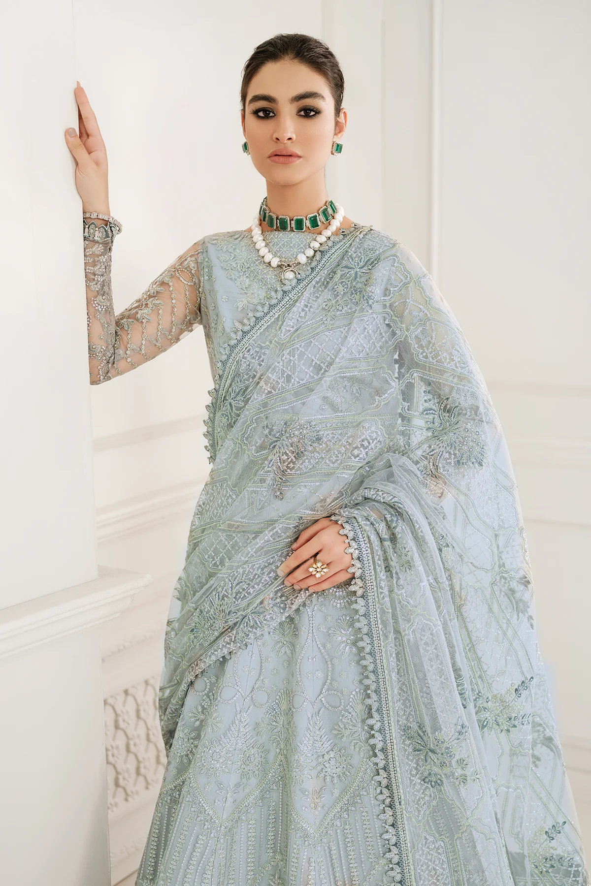 EMBROIDERED NET CH10-05 STITCHED - Image 9